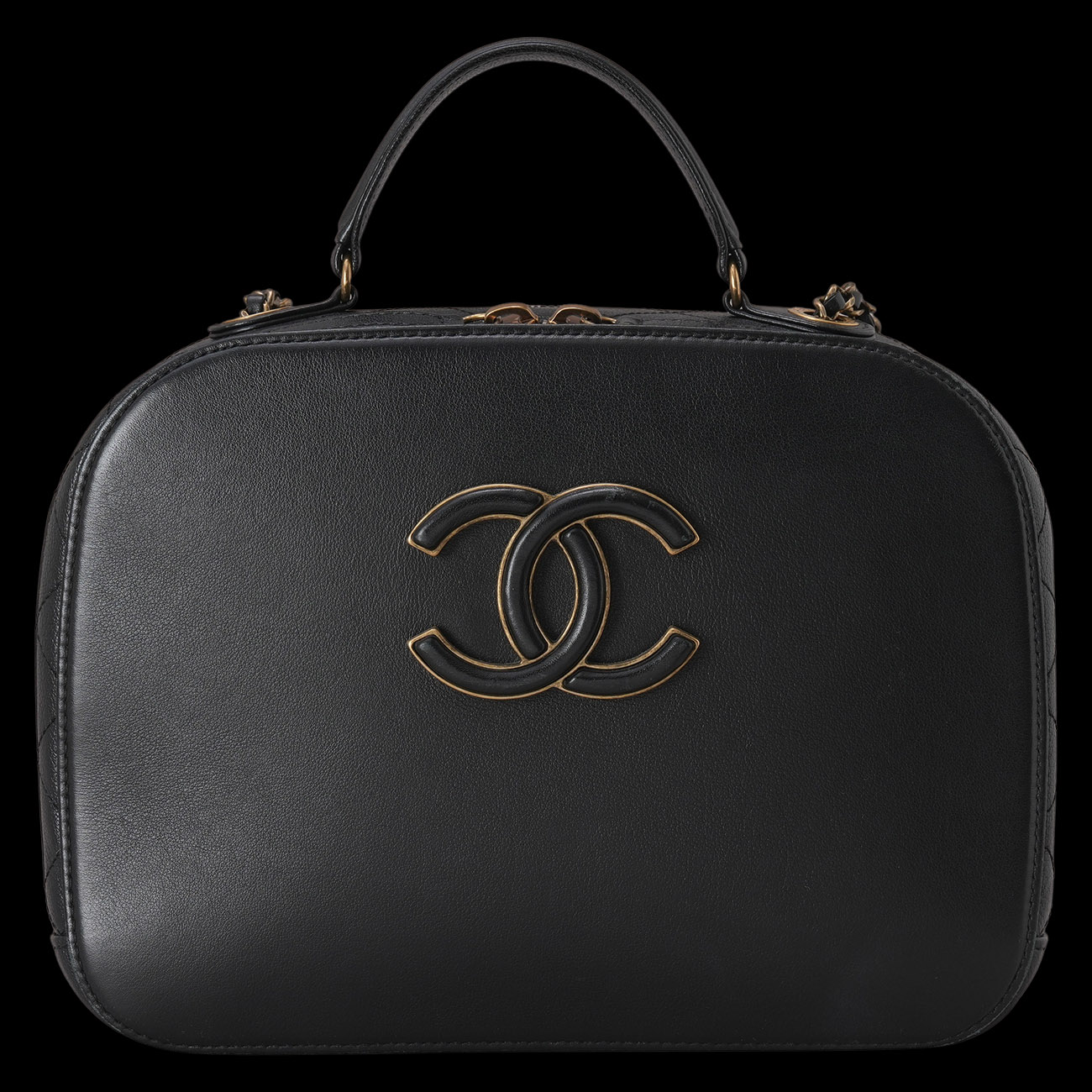 CHANEL(USED)샤넬 A93464 탑핸들 코스메틱 케이스