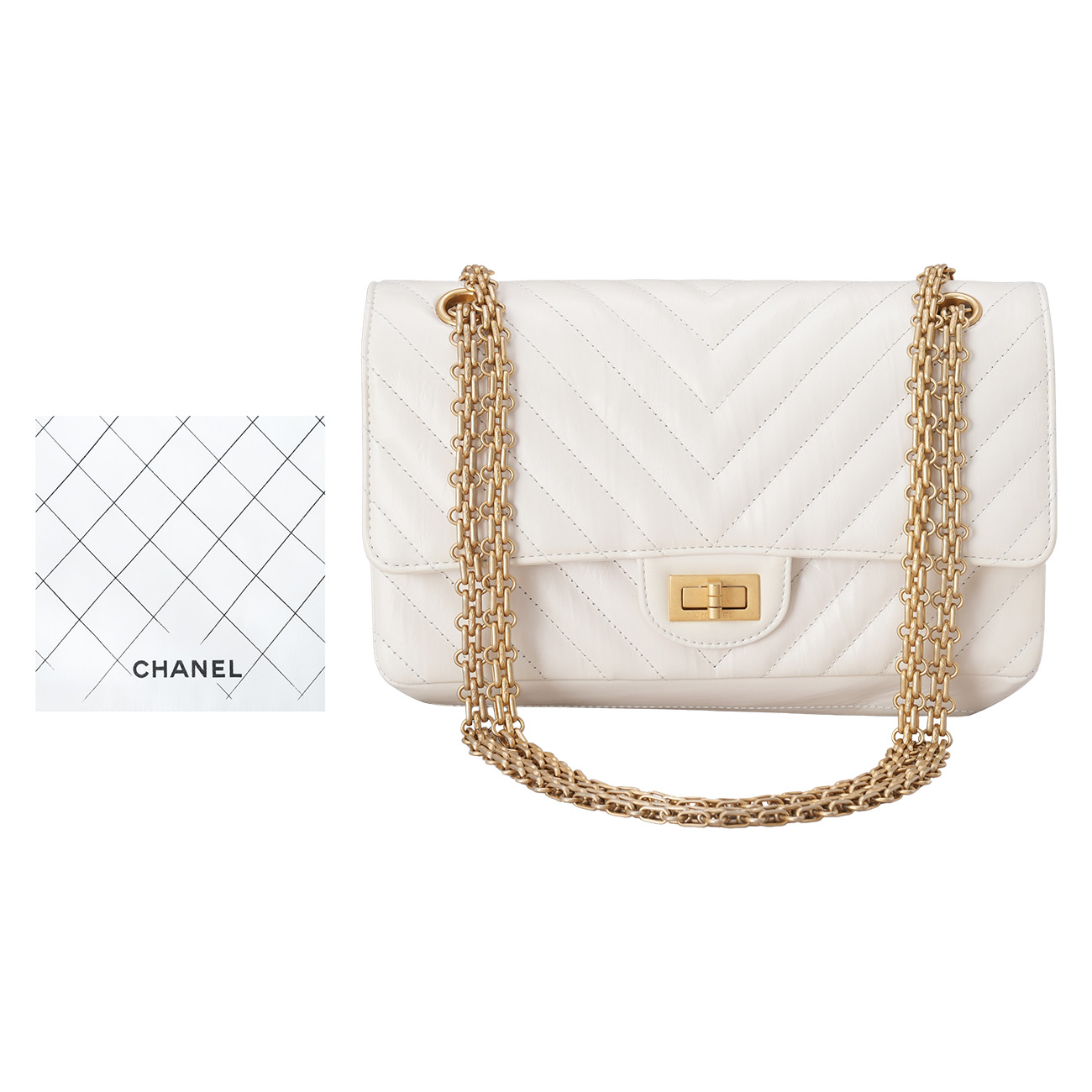 CHANEL(USED)샤넬 2.55 빈티지 24 플랩백