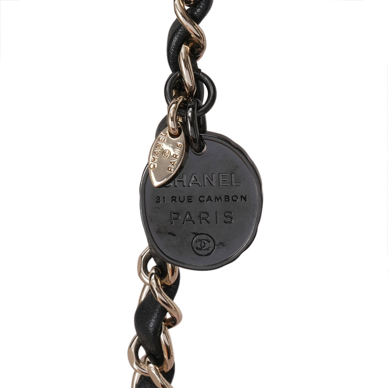 CHANEL(USED)샤넬 시즌 트위드 체인 플랩백