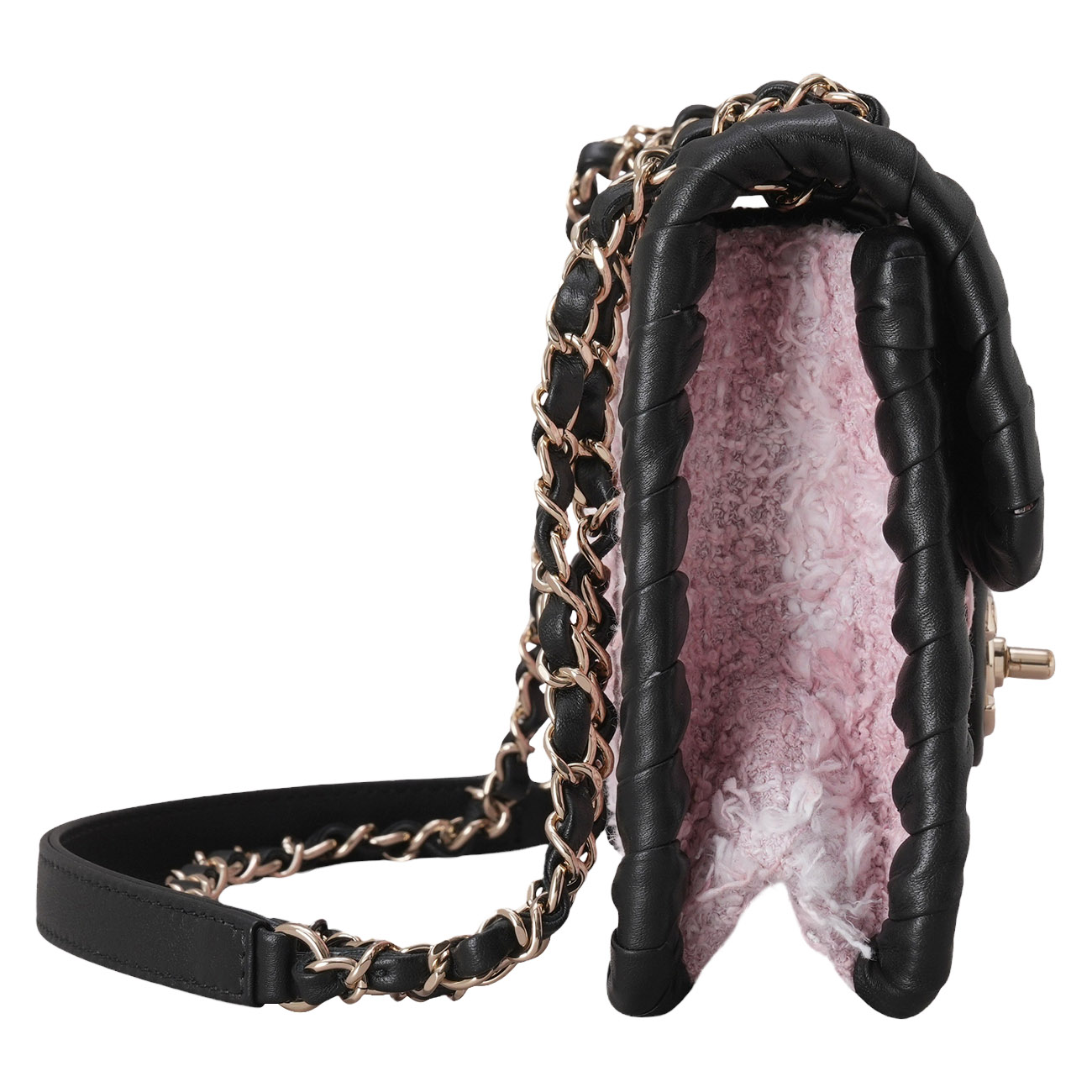 CHANEL(USED)샤넬 시즌 트위드 체인 플랩백