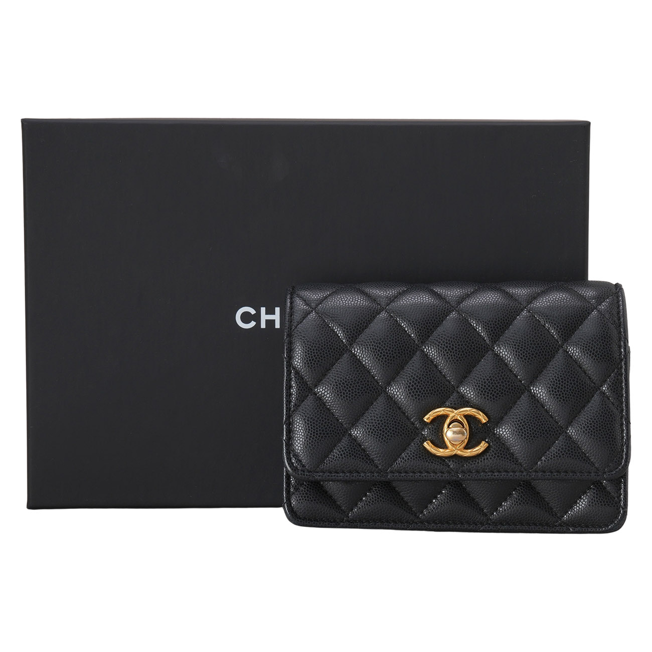 CHANEL(USED)샤넬 시즌 캐비어 WOC