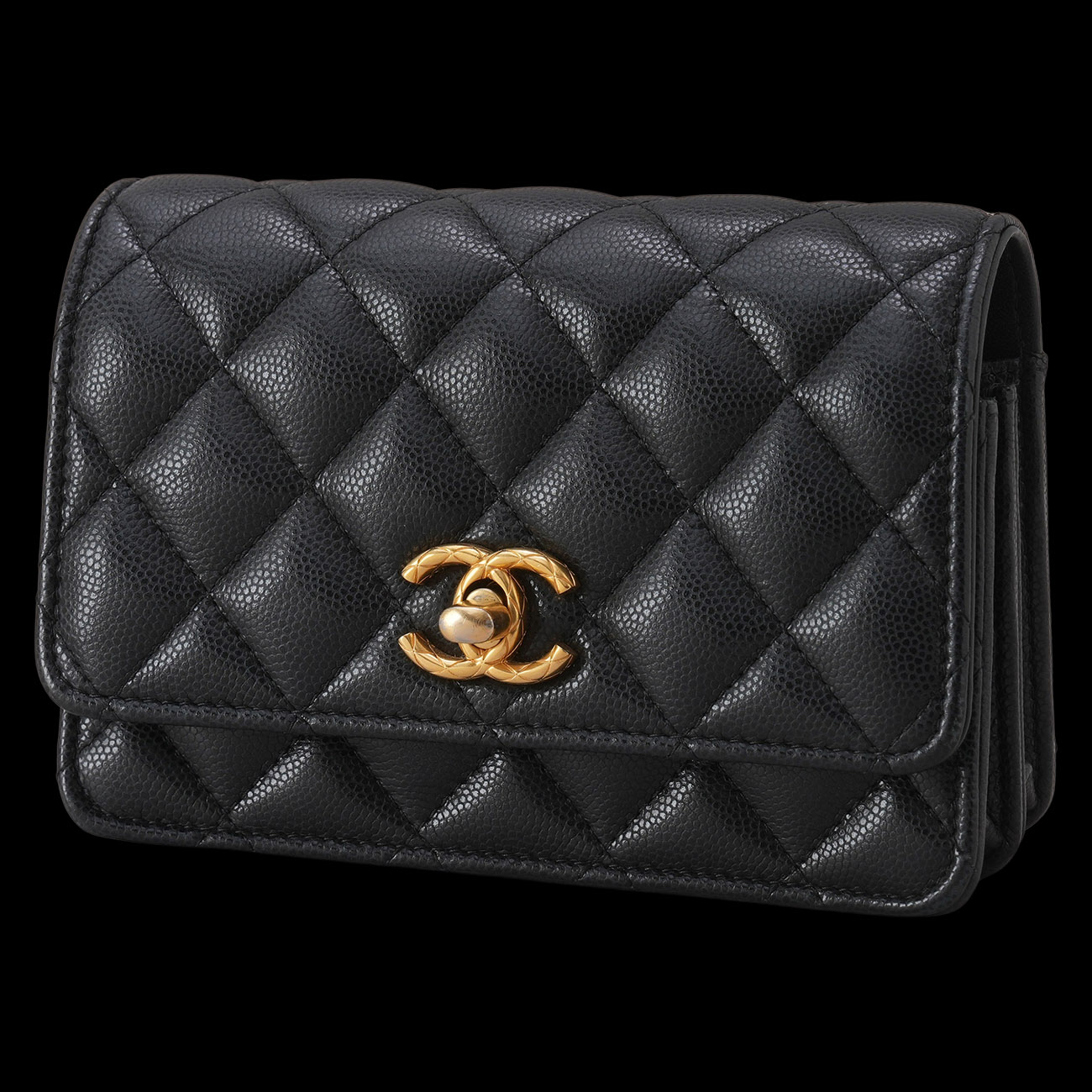 CHANEL(USED)샤넬 시즌 캐비어 WOC