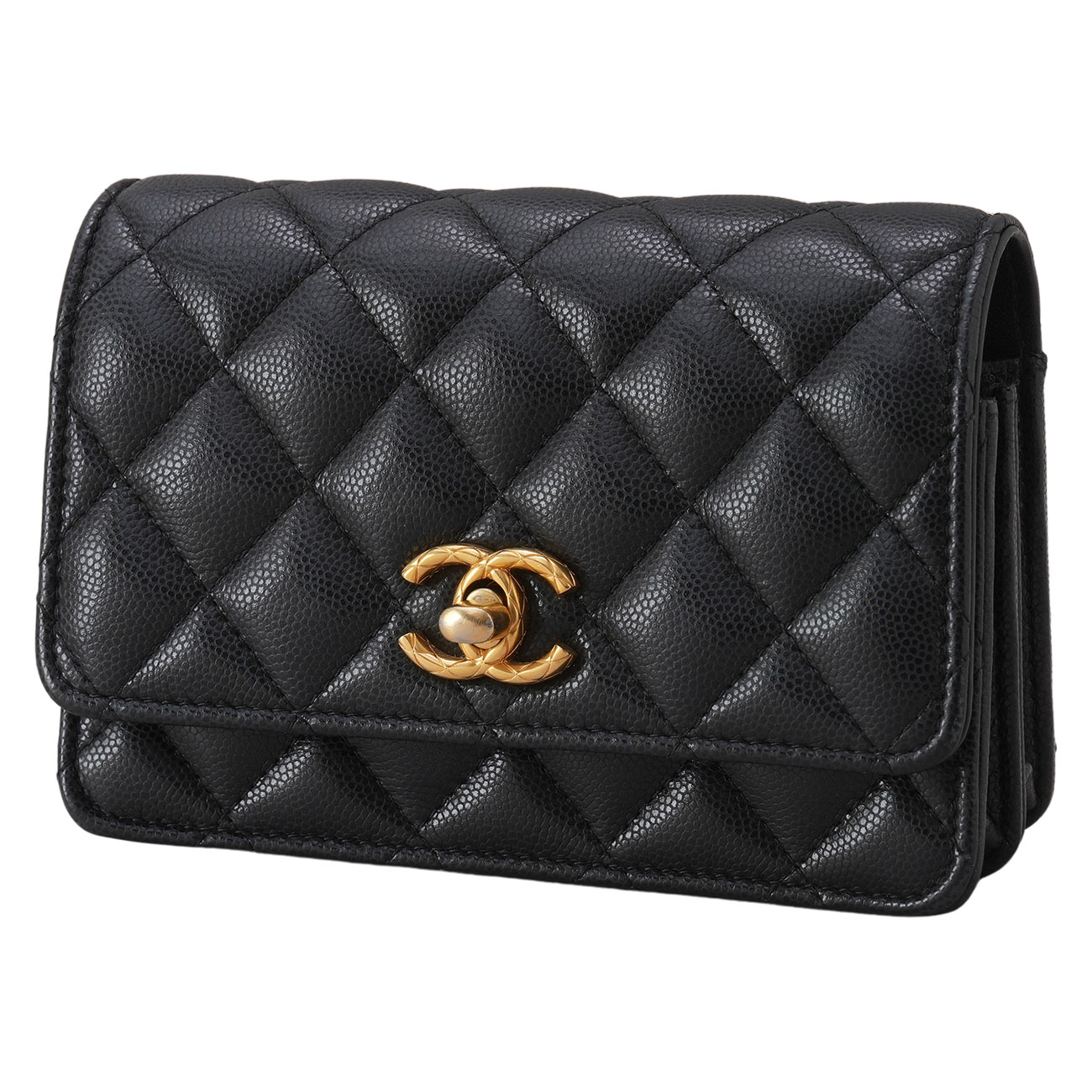 CHANEL(USED)샤넬 시즌 캐비어 WOC