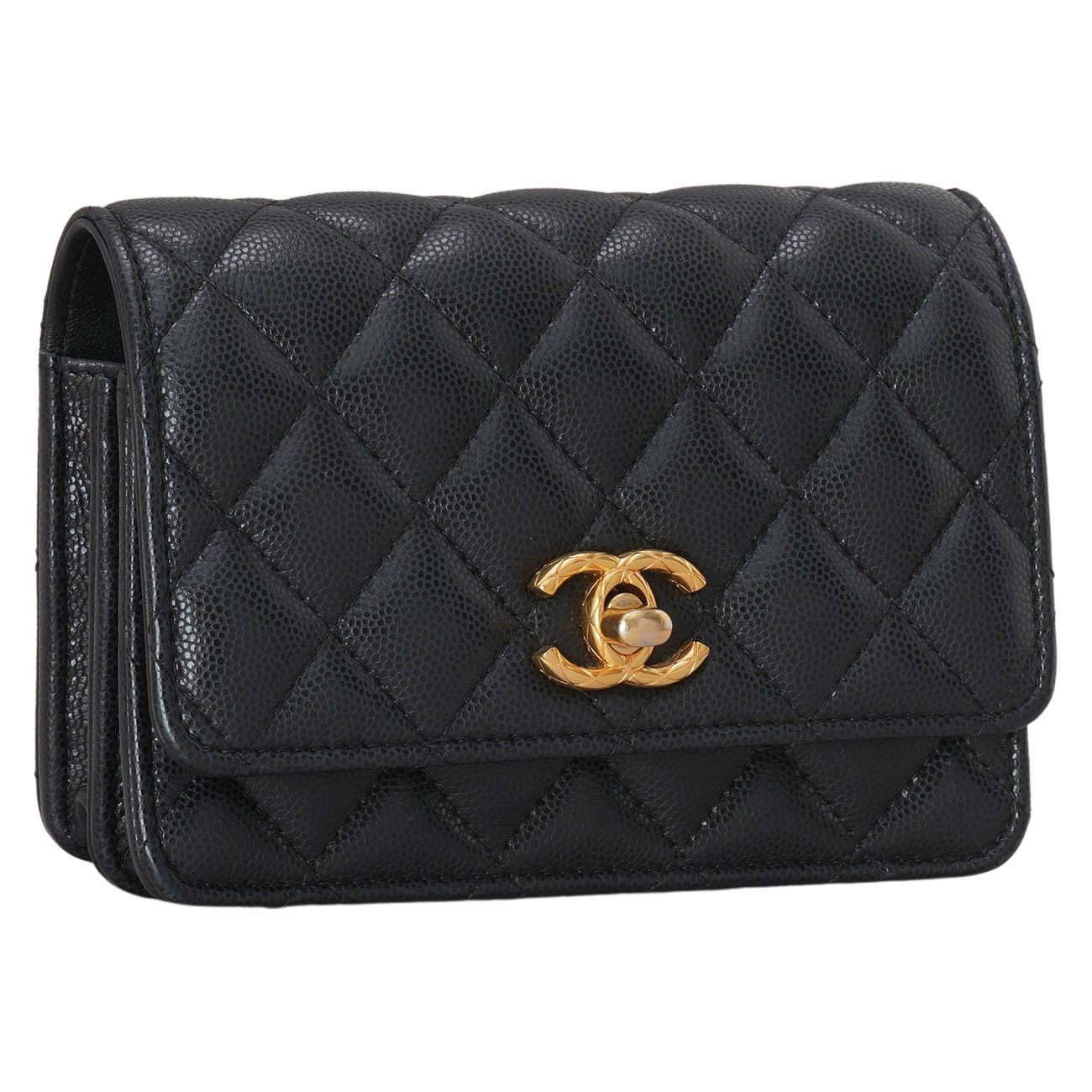 CHANEL(USED)샤넬 시즌 캐비어 WOC