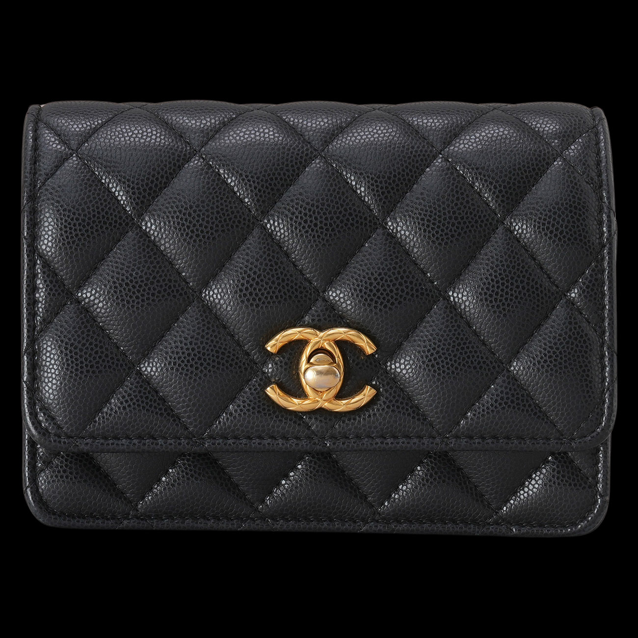 CHANEL(USED)샤넬 시즌 캐비어 WOC