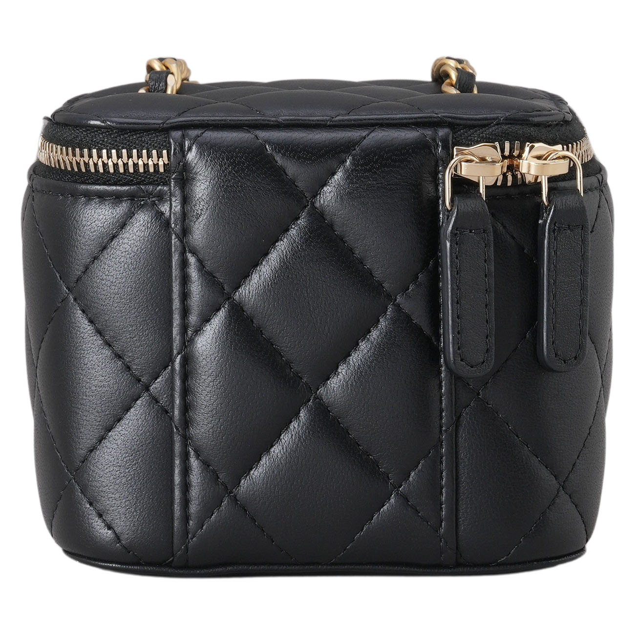CHANEL(USED)샤넬 램스킨 베니티 골든볼 미니