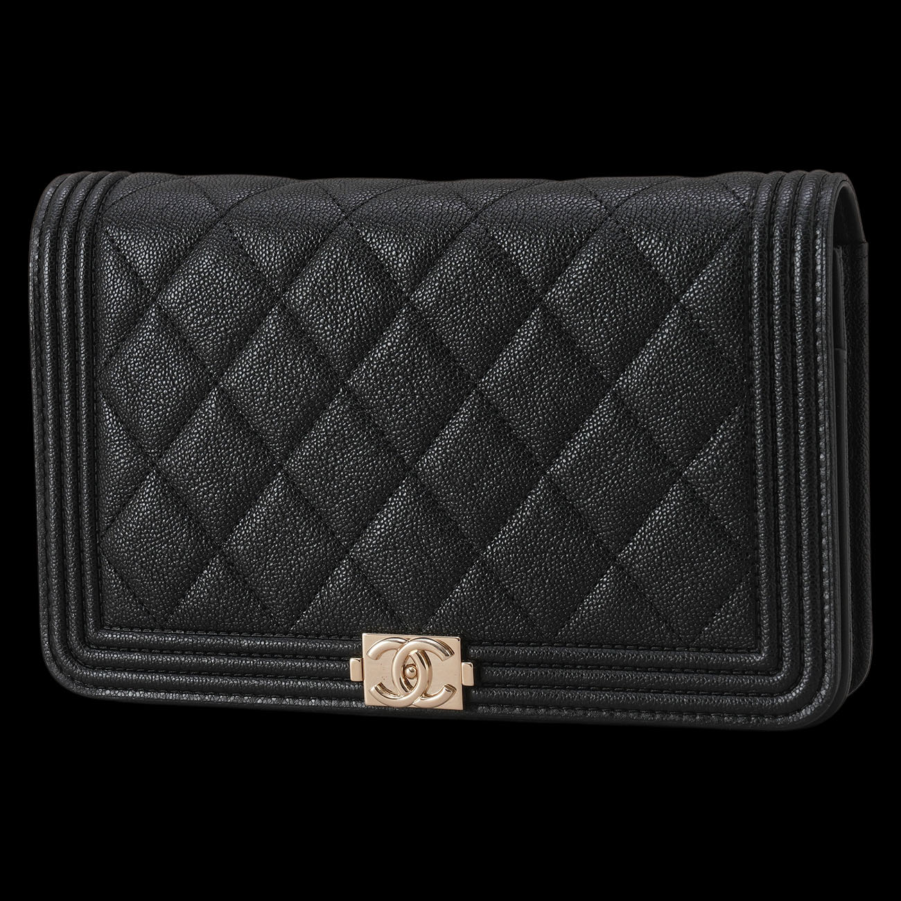 CHANEL(USED)샤넬 캐비어 보이샤넬 WOC