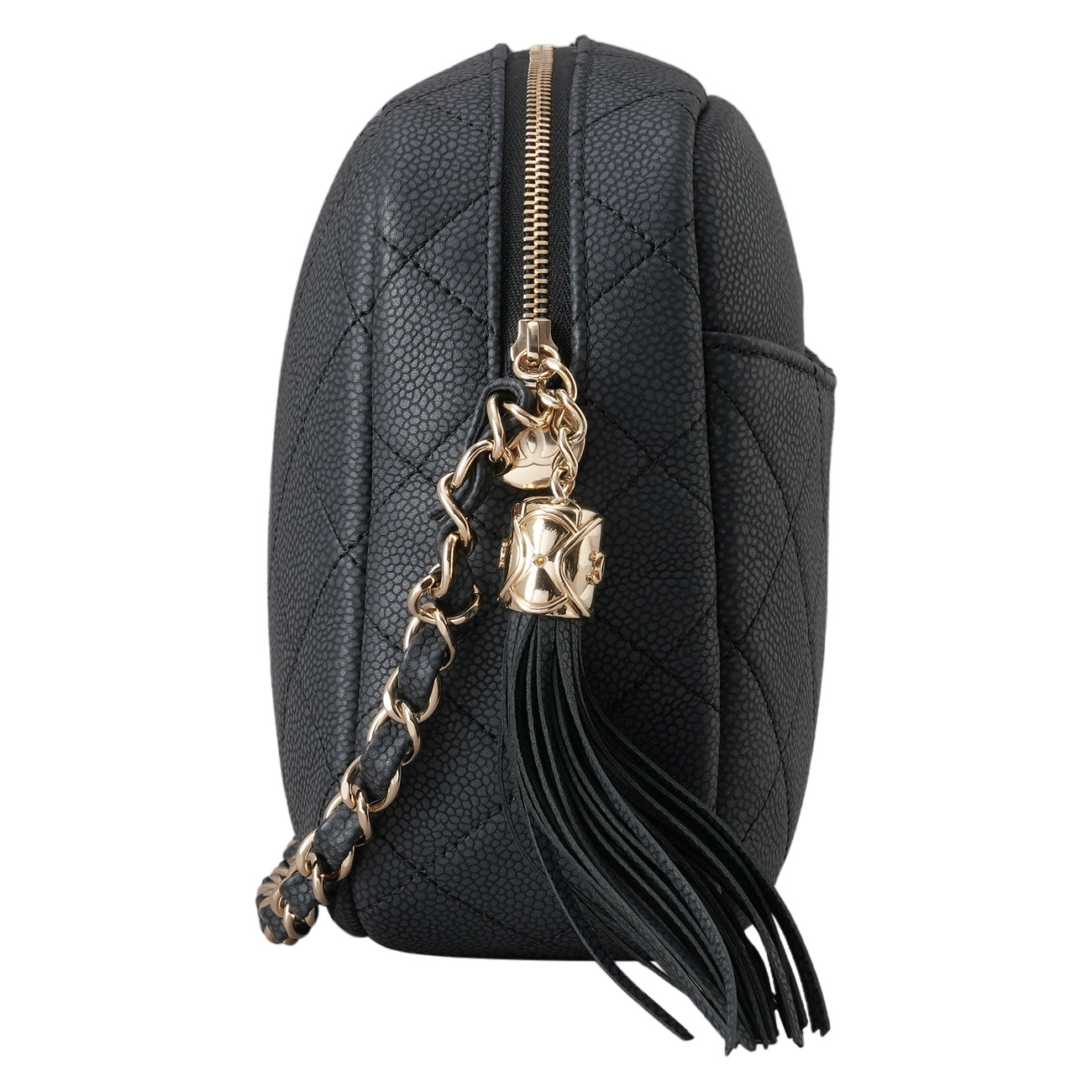 CHANEL(USED)샤넬 cc로고 테슬 카메라백