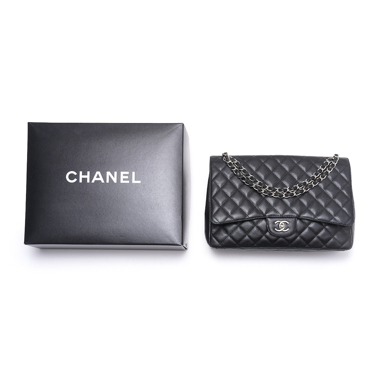 CHANEL(USED)샤넬 캐비어 클래식 맥시 원플랩백