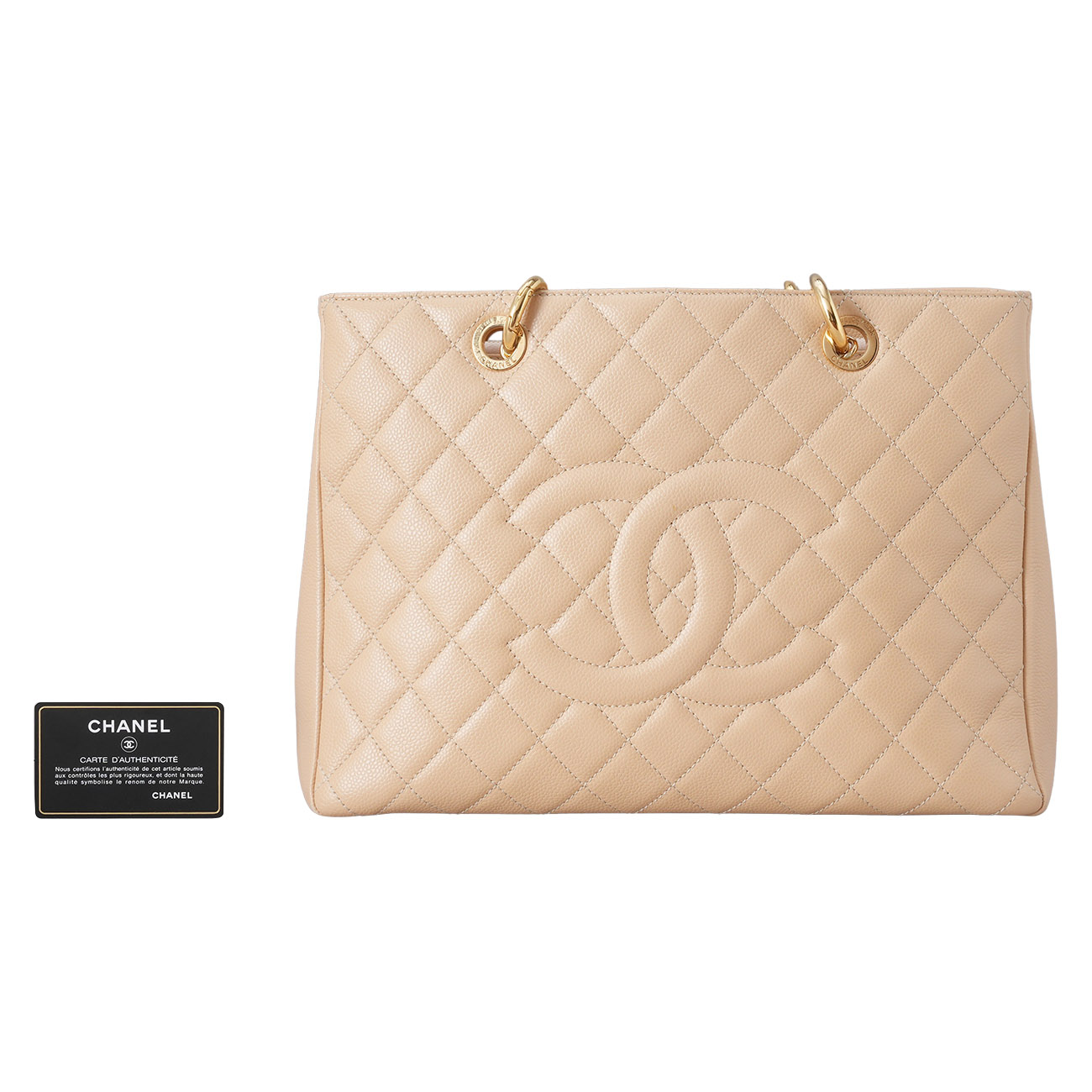 CHANEL(USED)샤넬 캐비어 그랜드샤핑