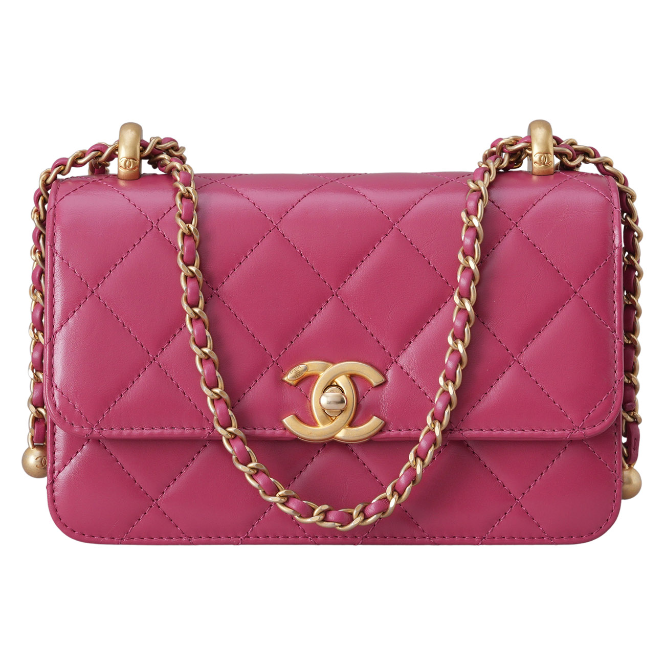 CHANEL(USED)샤넬 시즌 골드볼 체인 숄더백