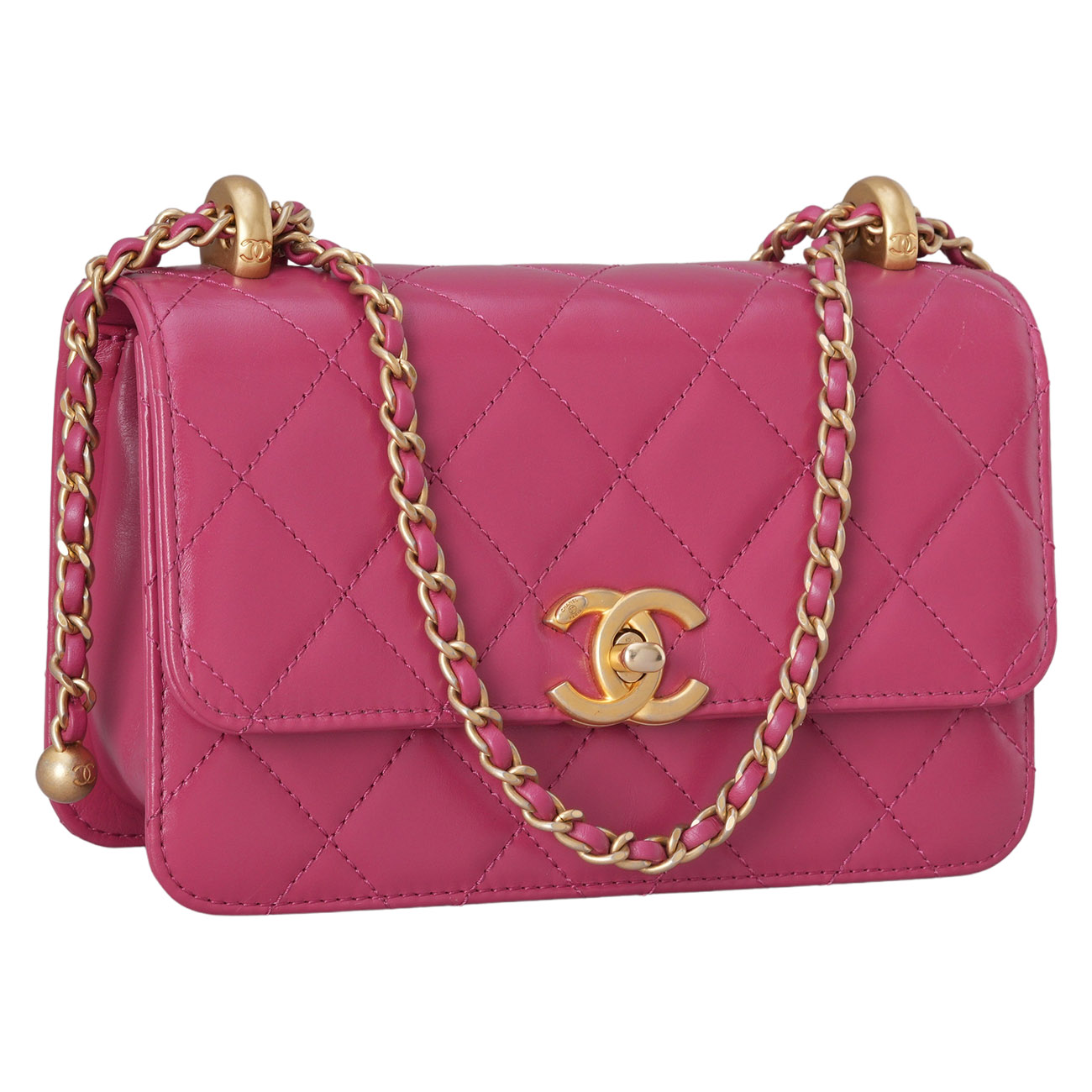 CHANEL(USED)샤넬 시즌 골드볼 체인 숄더백