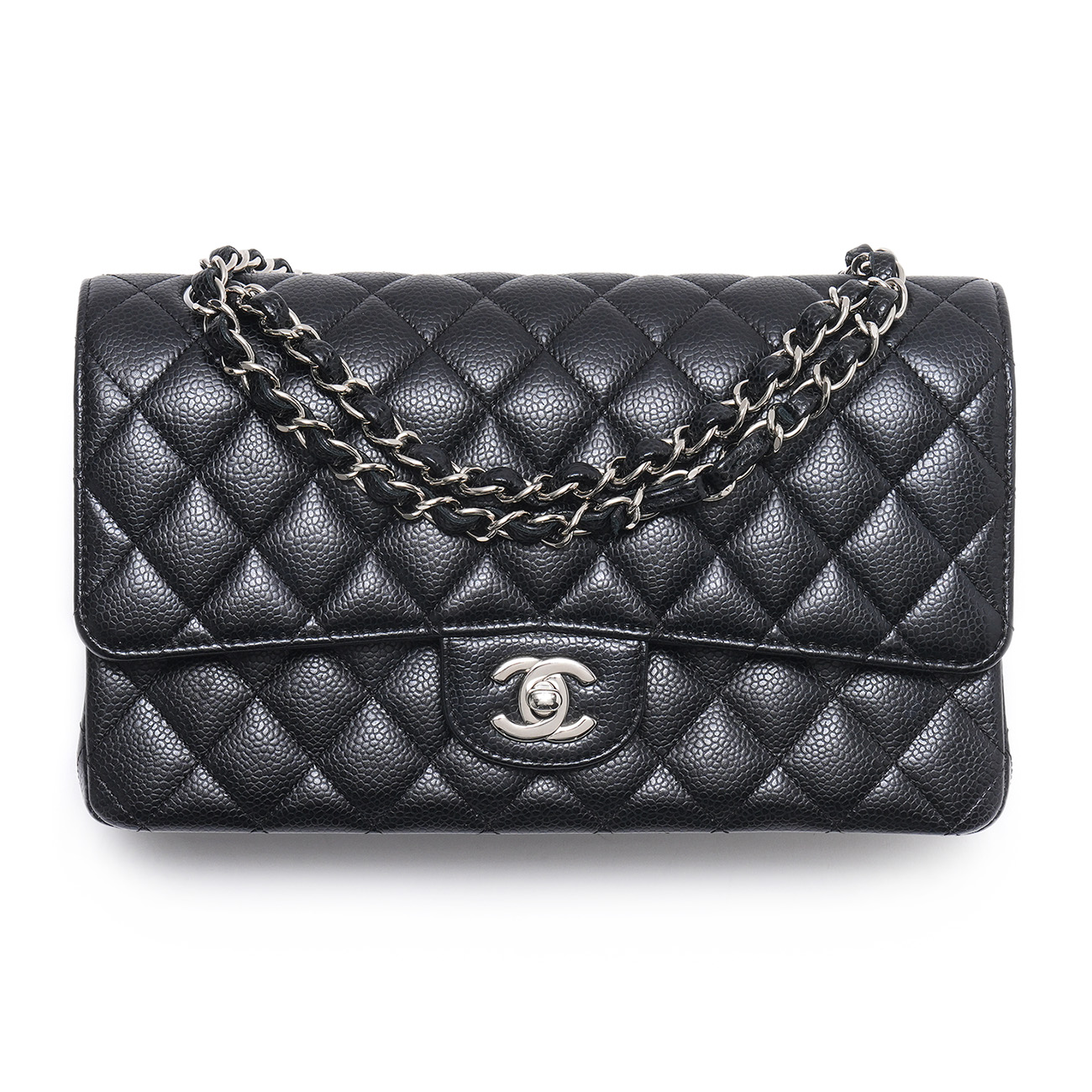 CHANEL(USED)샤넬 캐비어 클래식 미듐 플랩백