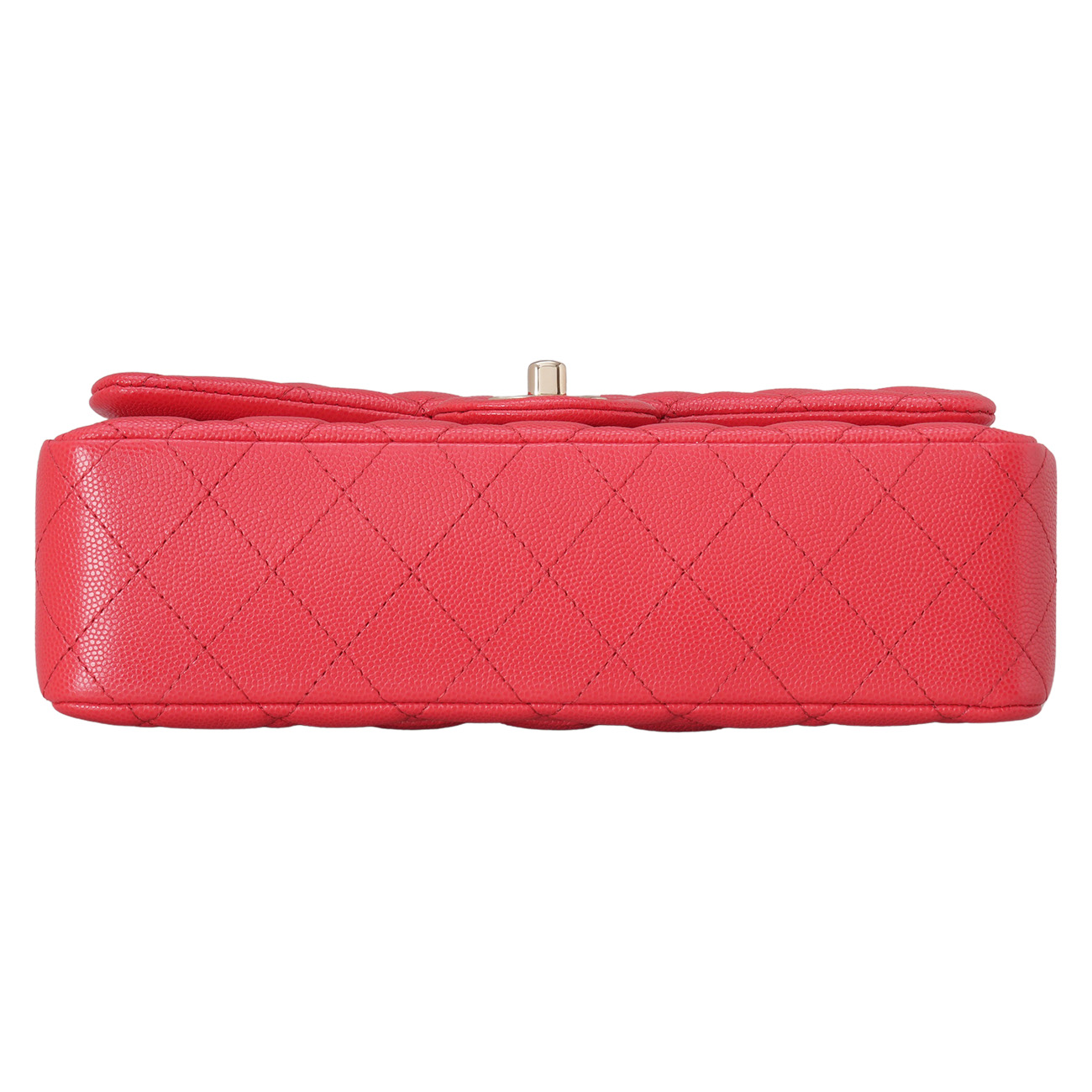 CHANEL(USED)샤넬 캐비어 클래식 미듐 레드