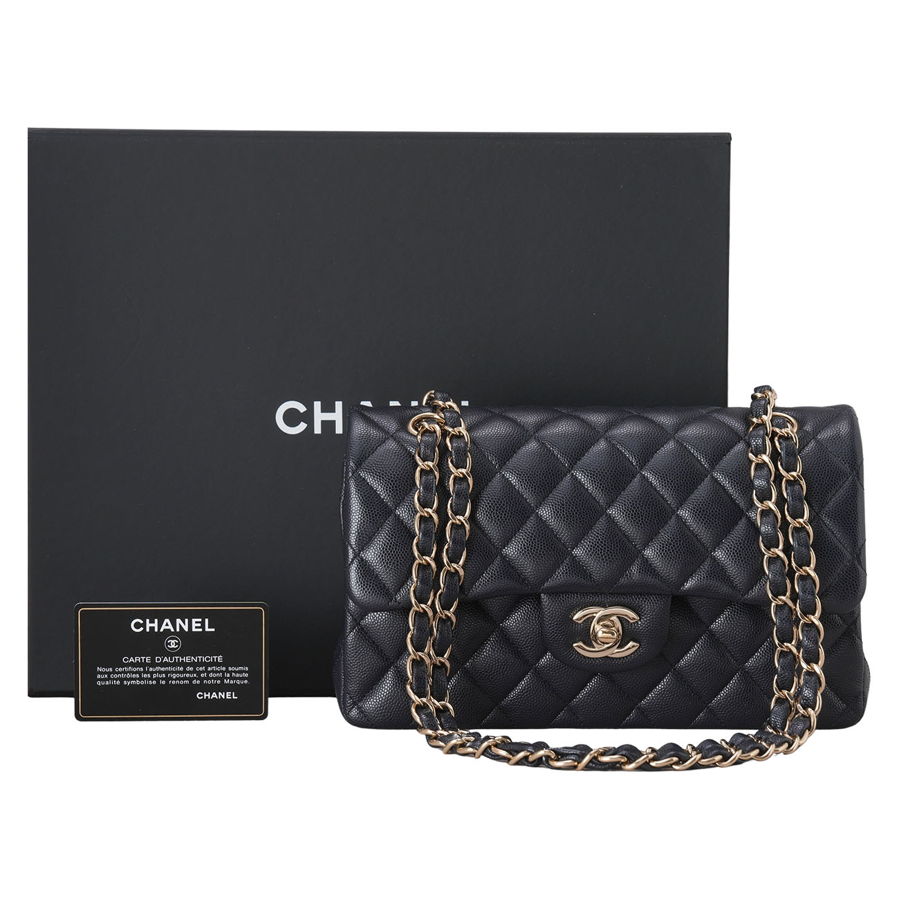 CHANEL(USED)샤넬 캐비어 클래식 스몰 플랩백