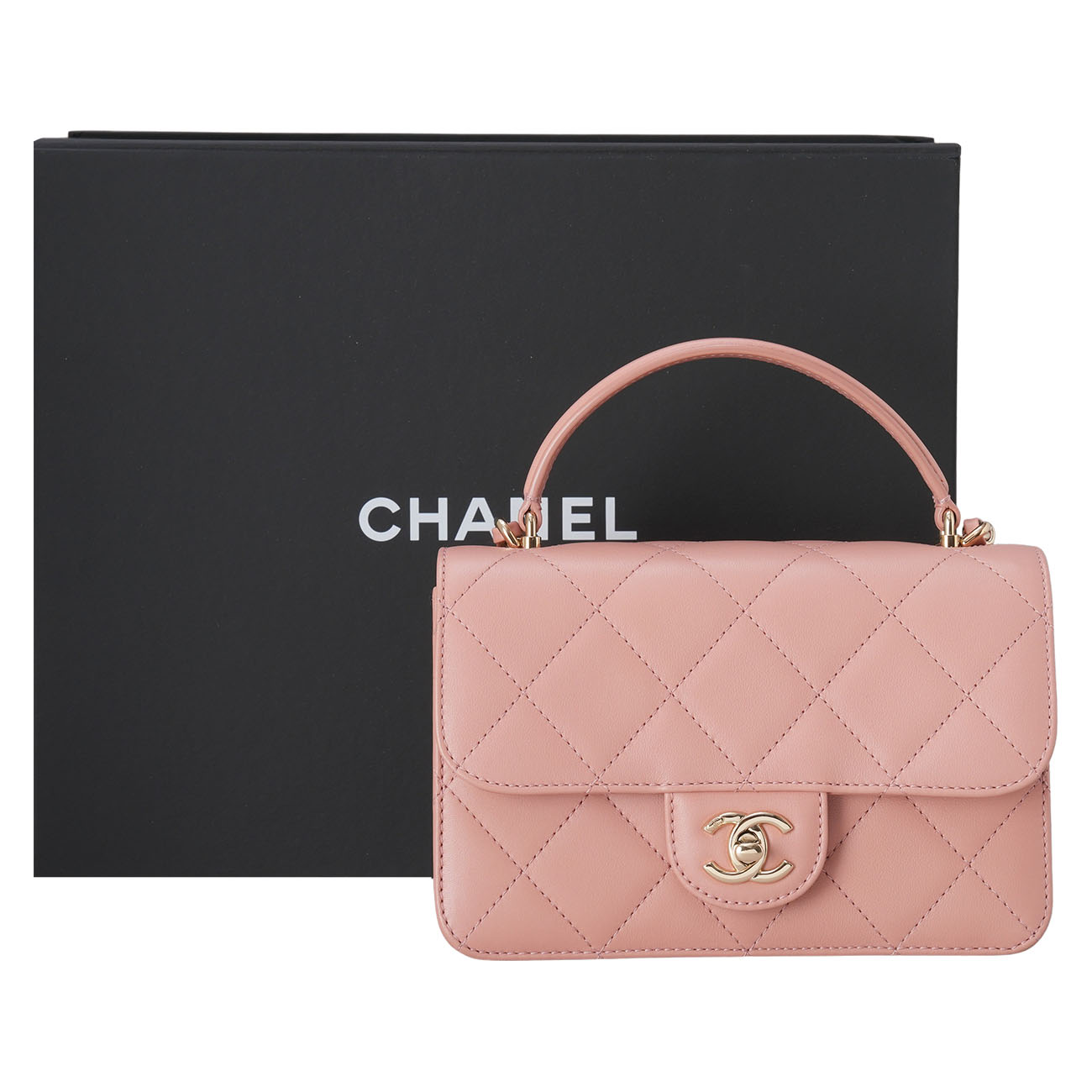 CHANEL(USED)샤넬 AS2680 시즌 탑핸들 크로스백