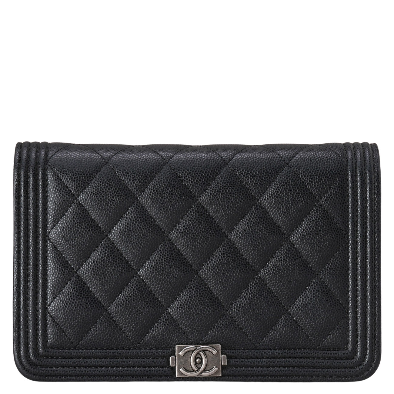 CHANEL(USED)샤넬 캐비어 보이샤넬 WOC