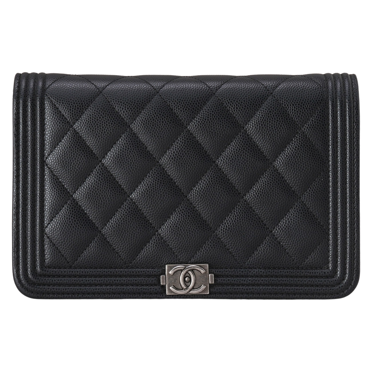 CHANEL(USED)샤넬 캐비어 보이샤넬 WOC