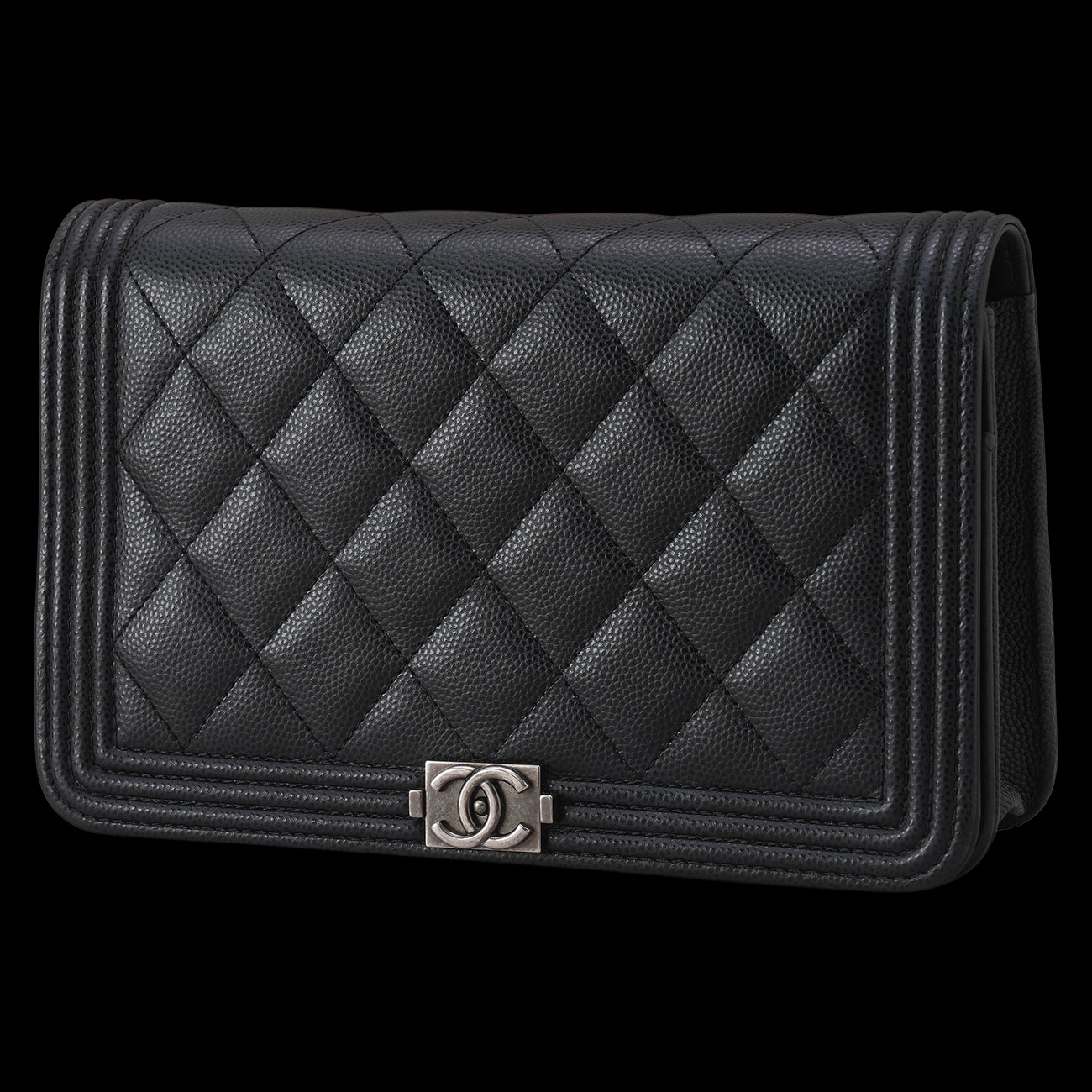 CHANEL(USED)샤넬 캐비어 보이샤넬 WOC