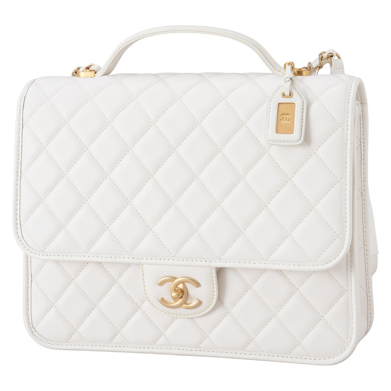CHANEL(USED)샤넬 캐비어 스쿨 메모리 백팩