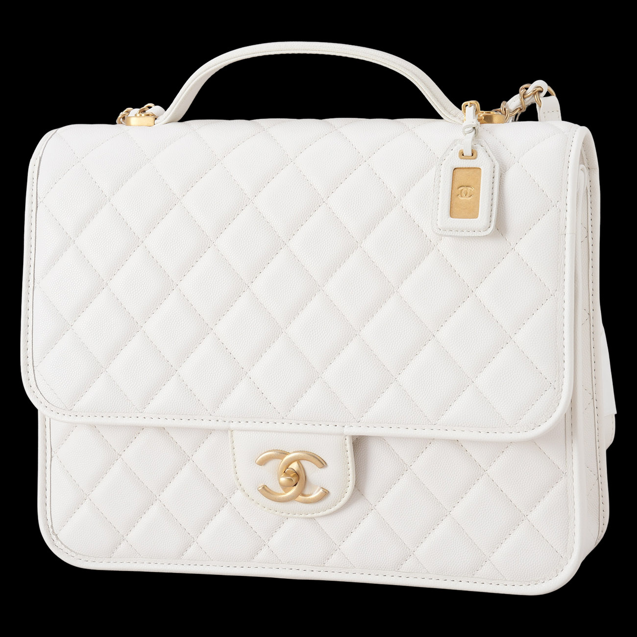 CHANEL(USED)샤넬 캐비어 스쿨 메모리 백팩