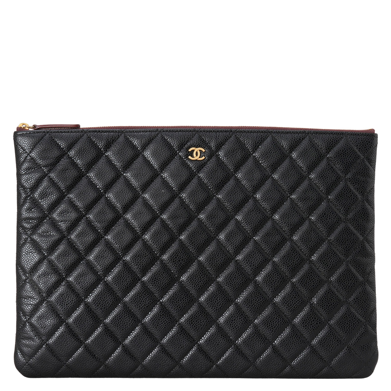 CHANEL(USED)샤넬 캐비어 클래식 클러치 라지