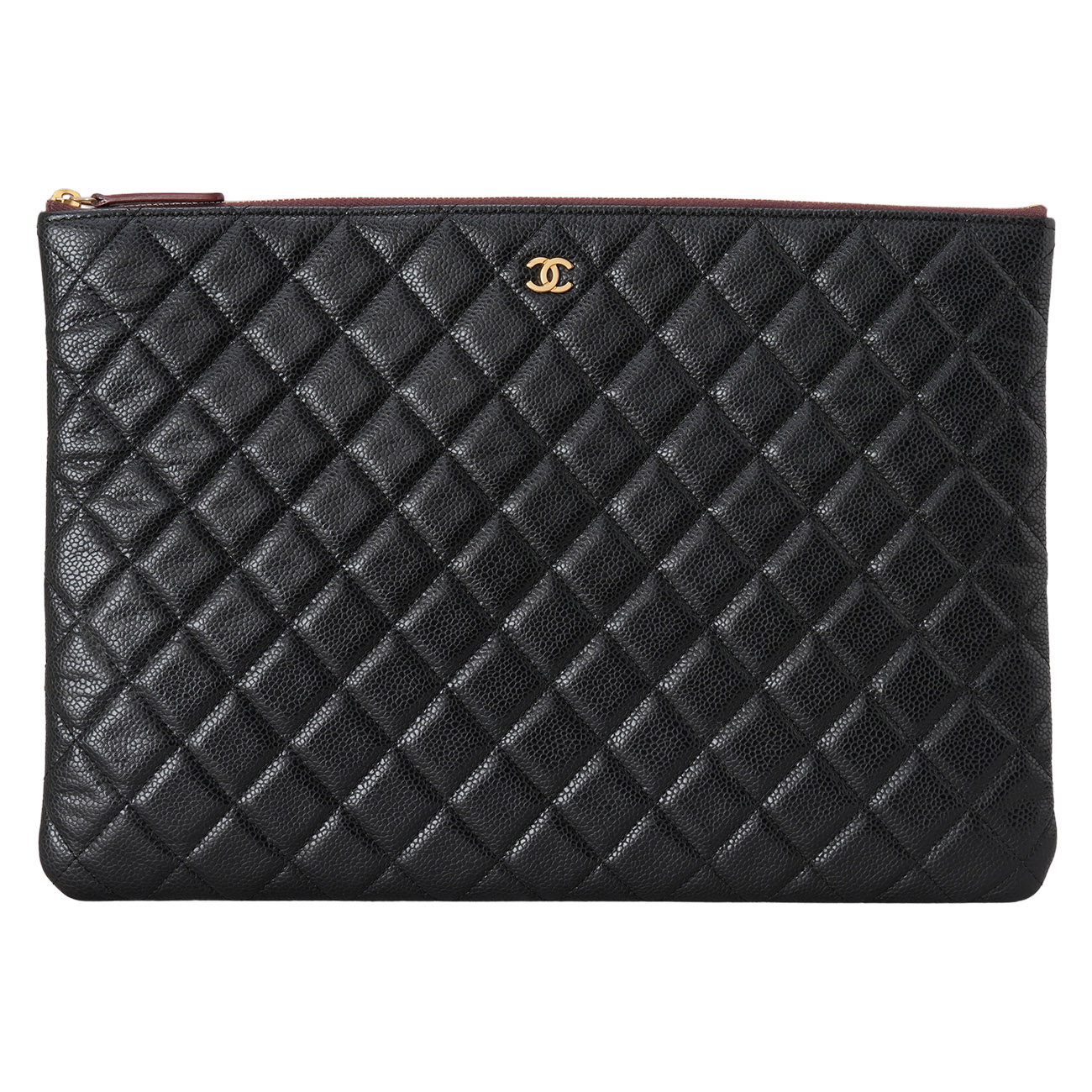 CHANEL(USED)샤넬 캐비어 클래식 클러치 라지