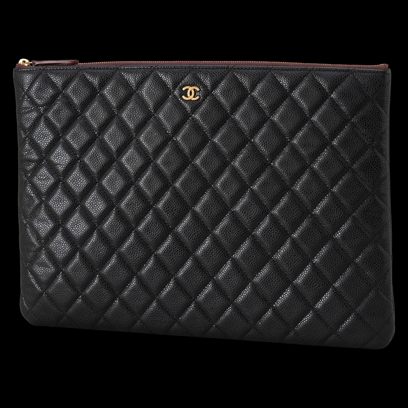 CHANEL(USED)샤넬 캐비어 클래식 클러치 라지