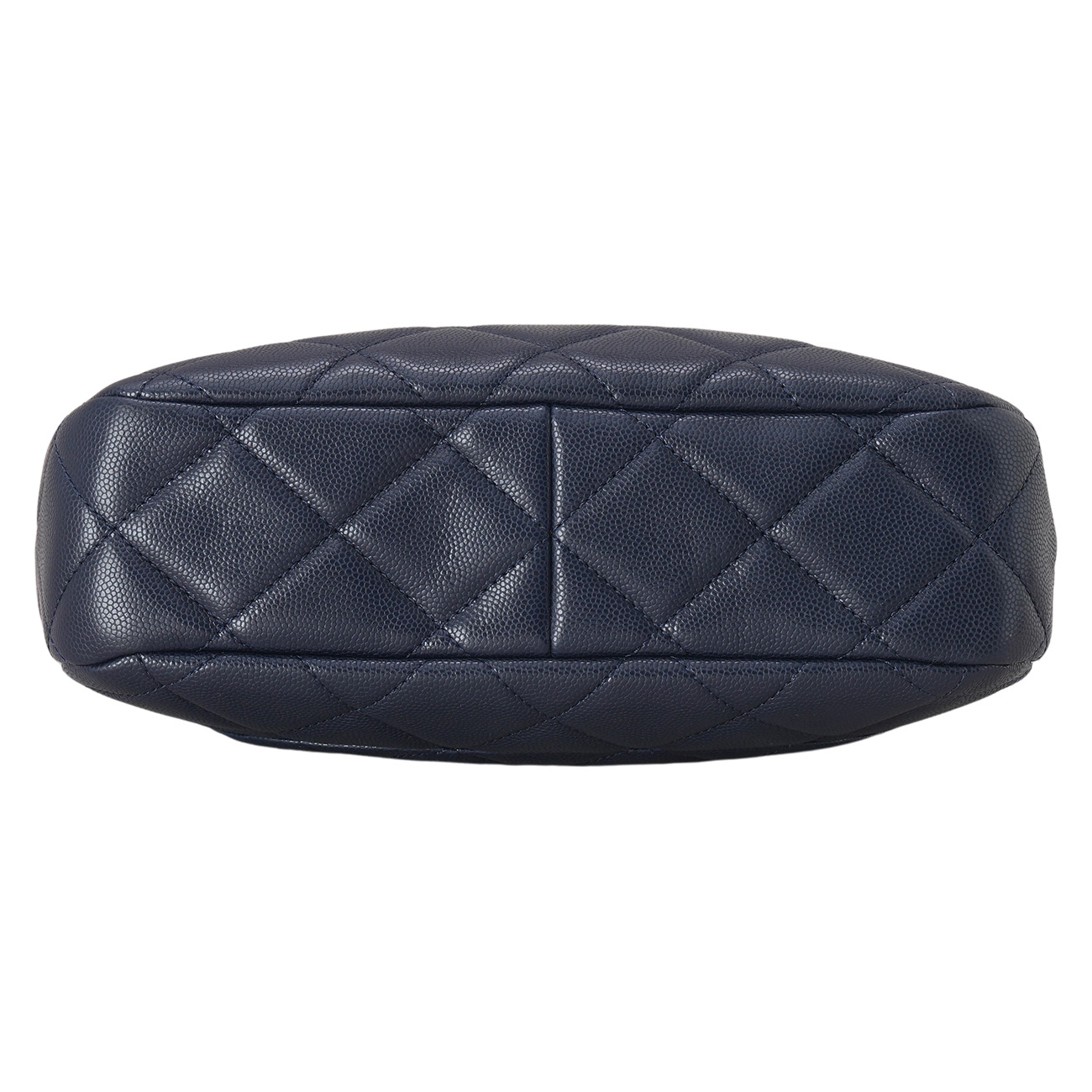 CHANEL(USED)샤넬 캐비어 턴락 호보백 네이비금장