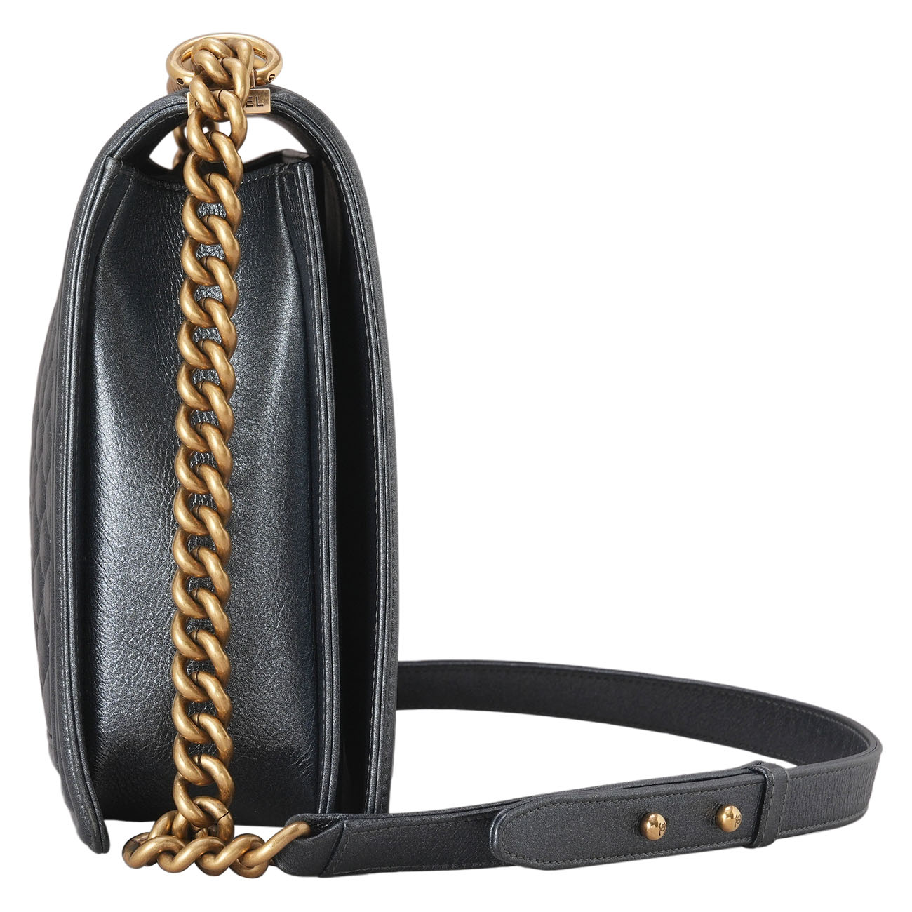 CHANEL(USED)샤넬 캐비어 보이샤넬 라지 플랩백