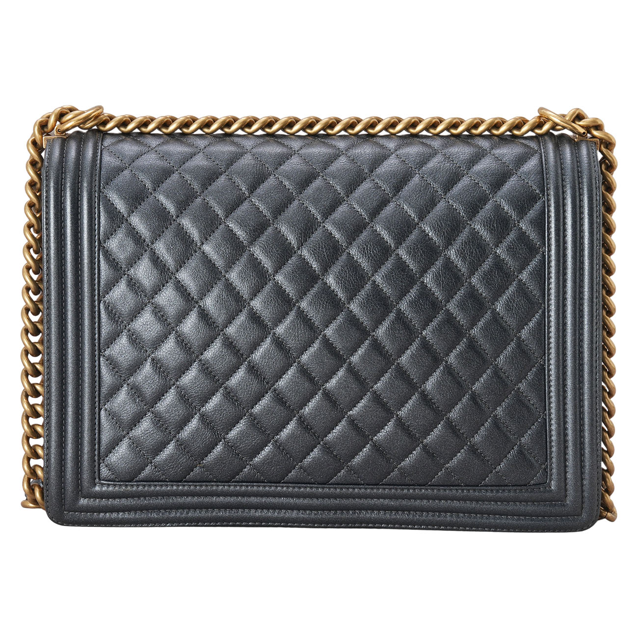 CHANEL(USED)샤넬 캐비어 보이샤넬 라지 플랩백