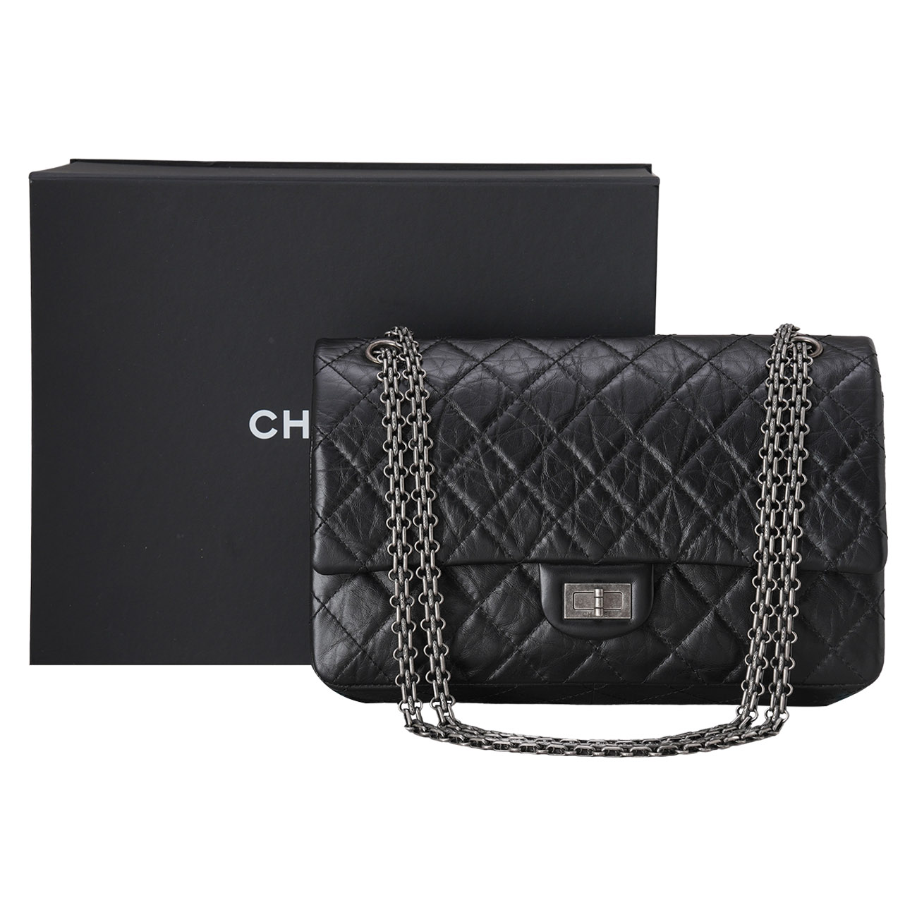 CHANEL(USED)샤넬 A37587 2.55 빈티지 28 플랩백