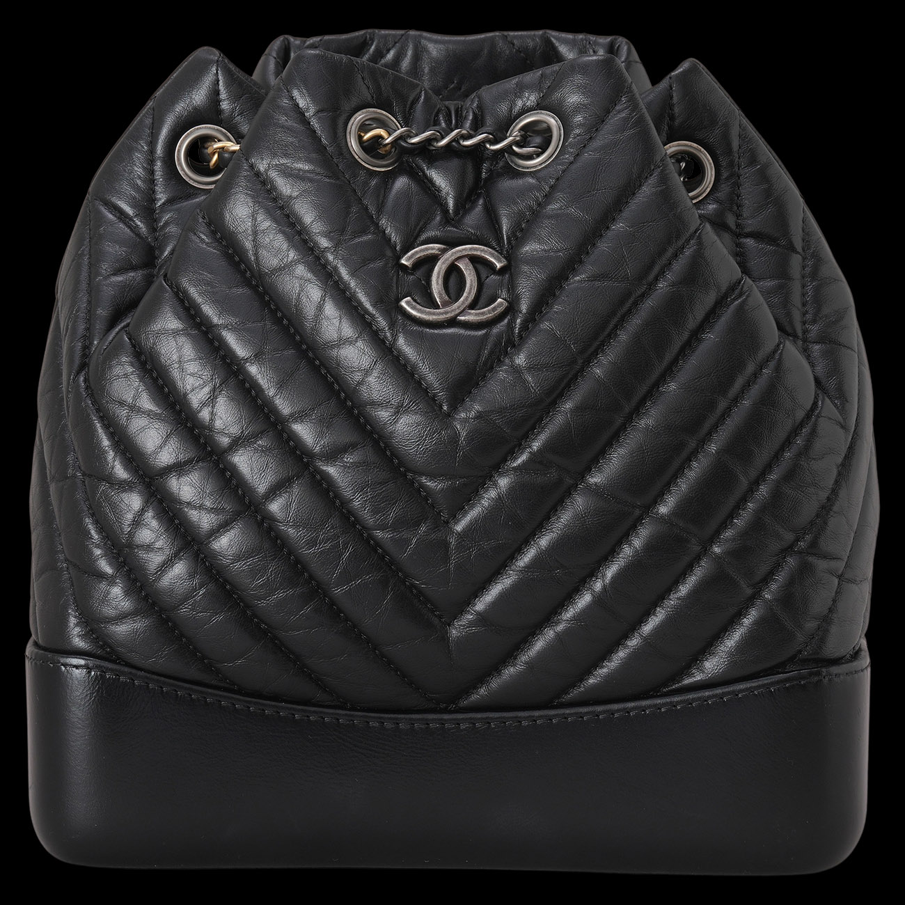 CHANEL(USED)샤넬 쉐브론 가브리엘 백팩 스몰