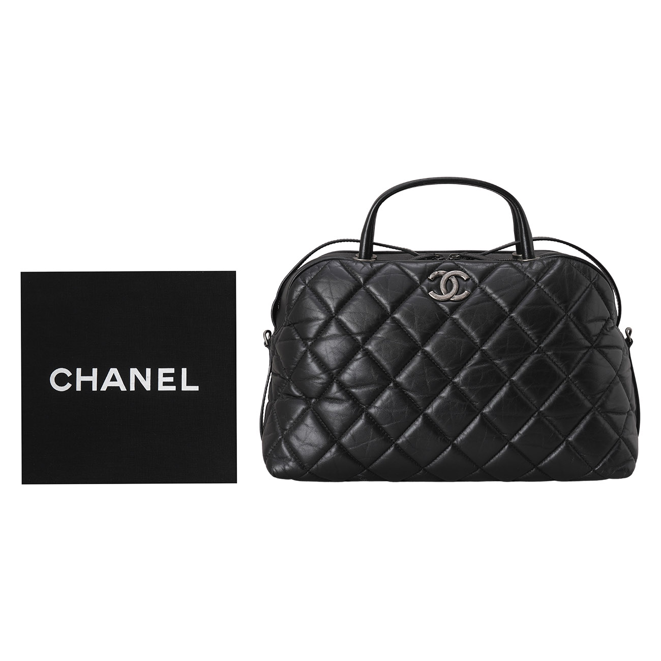 CHANEL(USED)샤넬 CC로고 퀼팅 볼링백