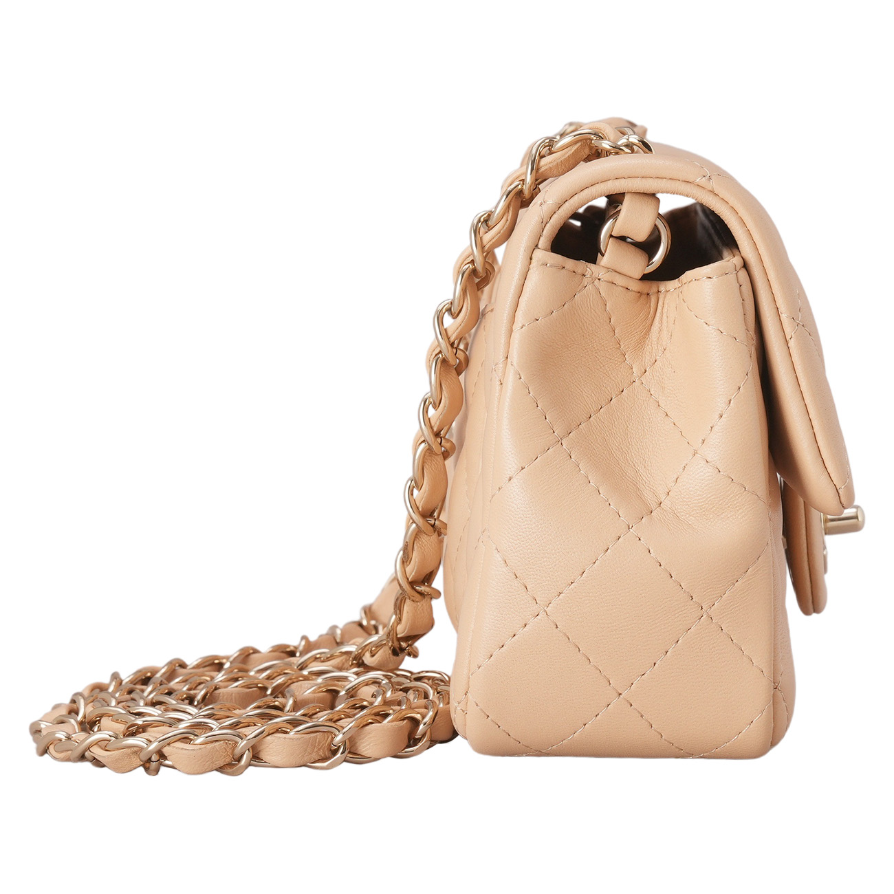 CHANEL(USED)샤넬 램스킨 클래식 뉴미니