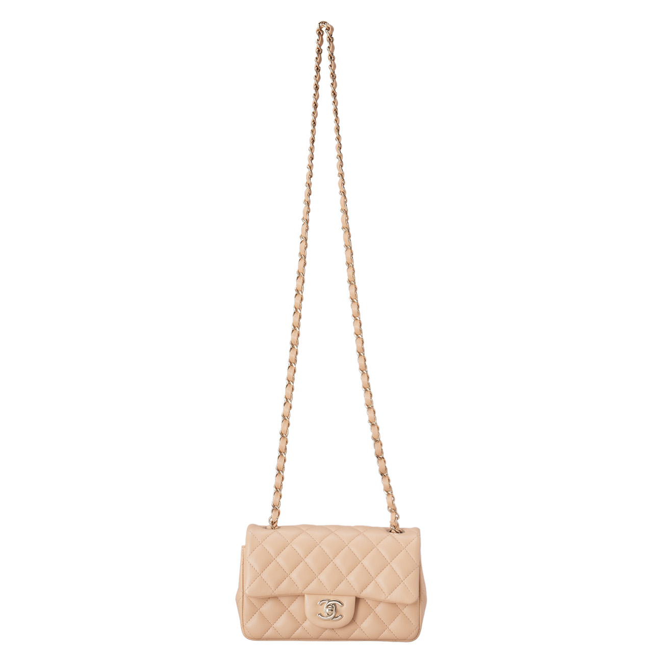 CHANEL(USED)샤넬 램스킨 클래식 뉴미니