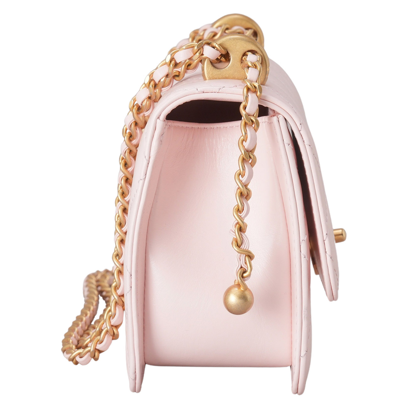 CHANEL(USED)샤넬 AS2615 퍼펙트핏 골드볼 미니 체인 숄더백