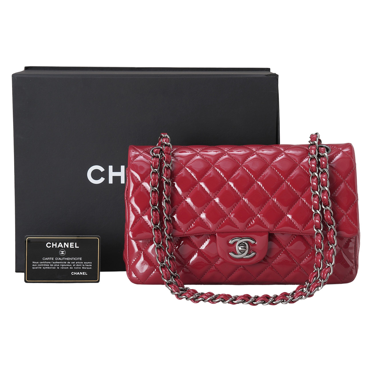 CHANEL(USED)샤넬 페이던트 클래식 미듐 플랩백