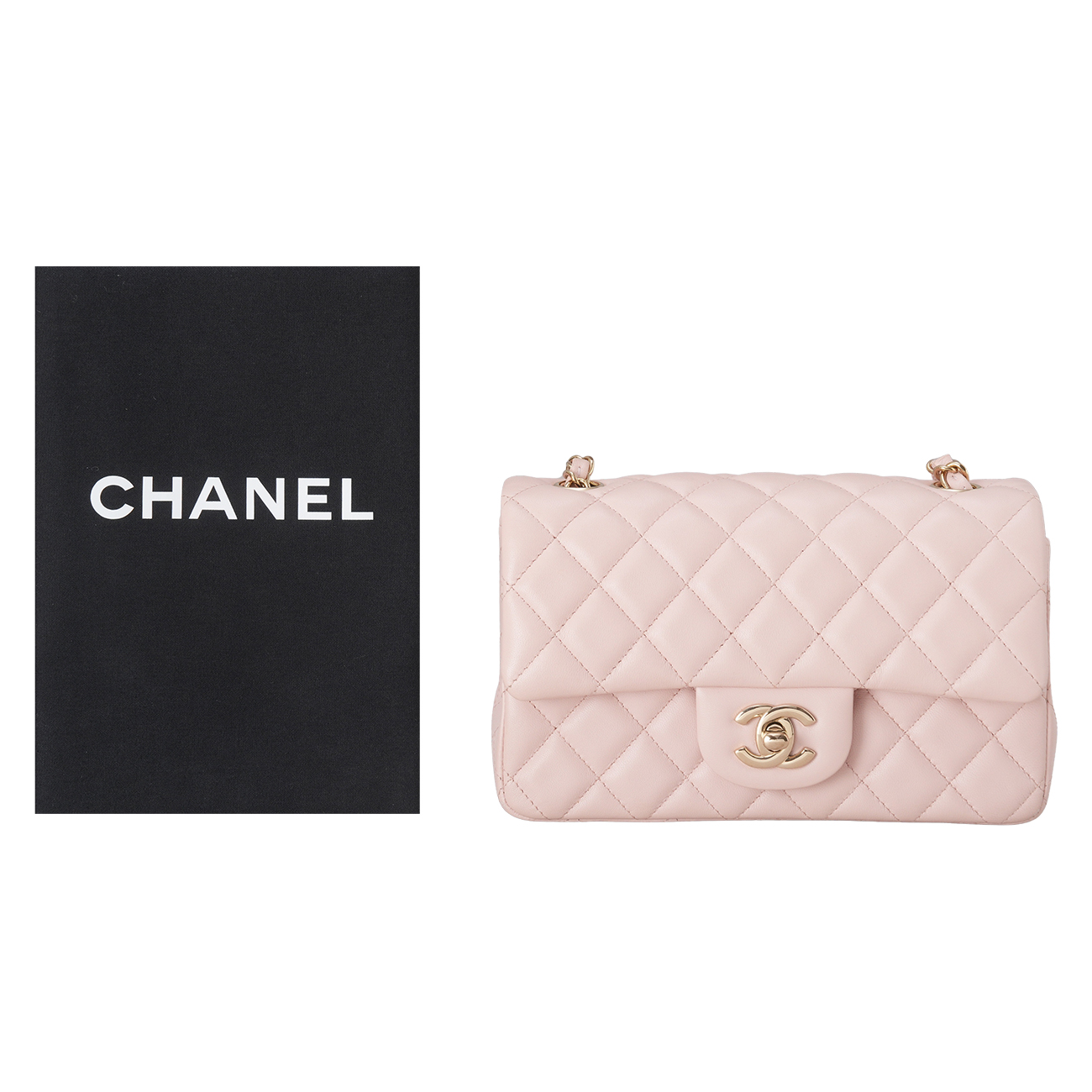 CHANEL(USED)샤넬 램스킨 뉴미니 클래식 크로스백