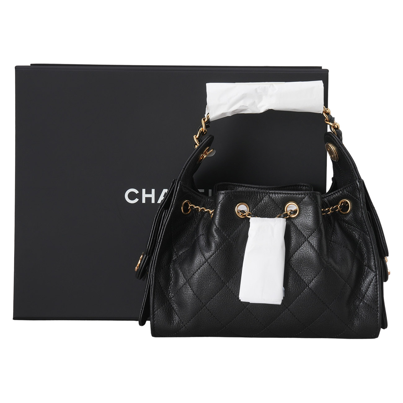 CHANEL(NEW)샤넬 AS5631 25백 미니 블랙금장 (새상품) NEW PRODUCT