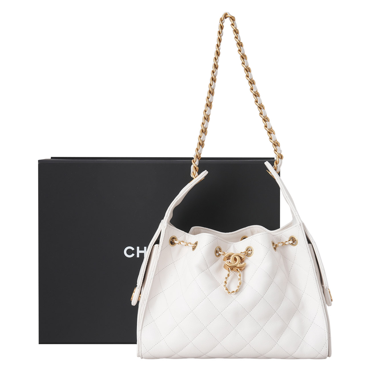 CHANEL(USED)샤넬 25백 스몰 화이트