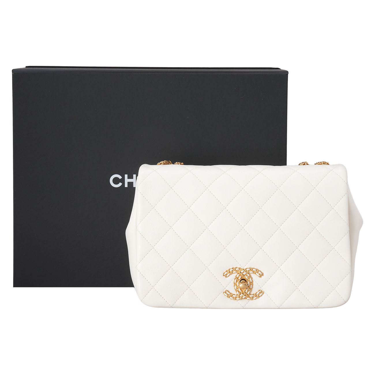 CHANEL(USED)샤넬 AS2979 시즌 참장식 스몰 플랩백