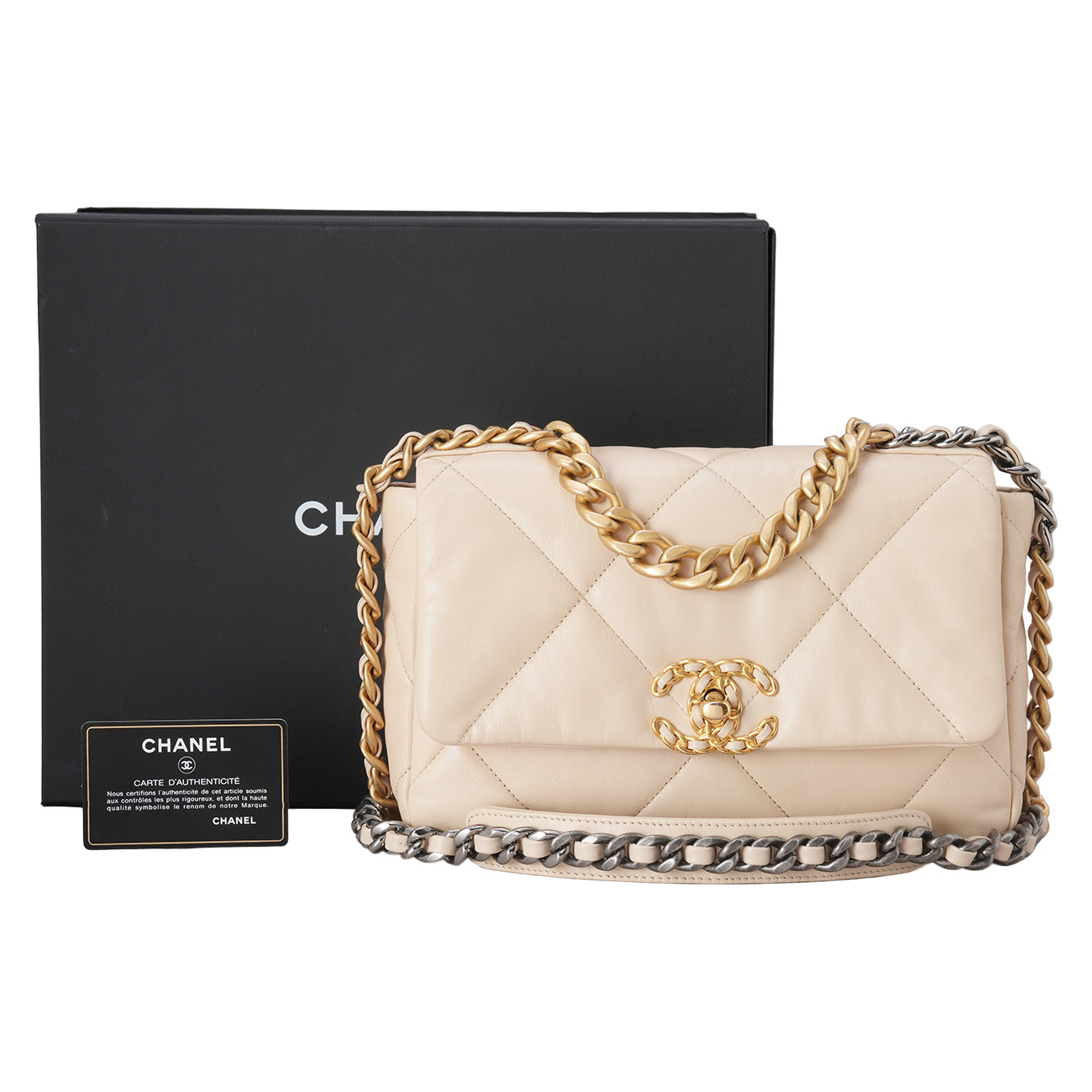CHANEL(USED)샤넬 AS1160 19백 미듐