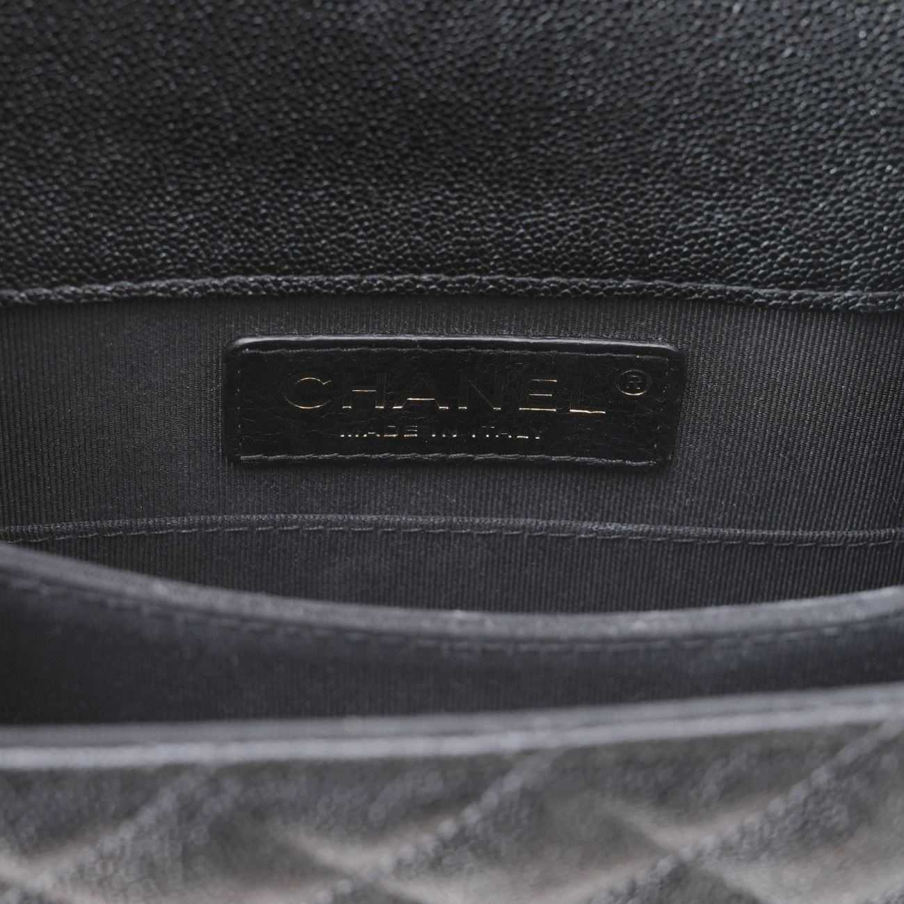 CHANEL(USED)샤넬 캐비어 보이샤넬 사첼백