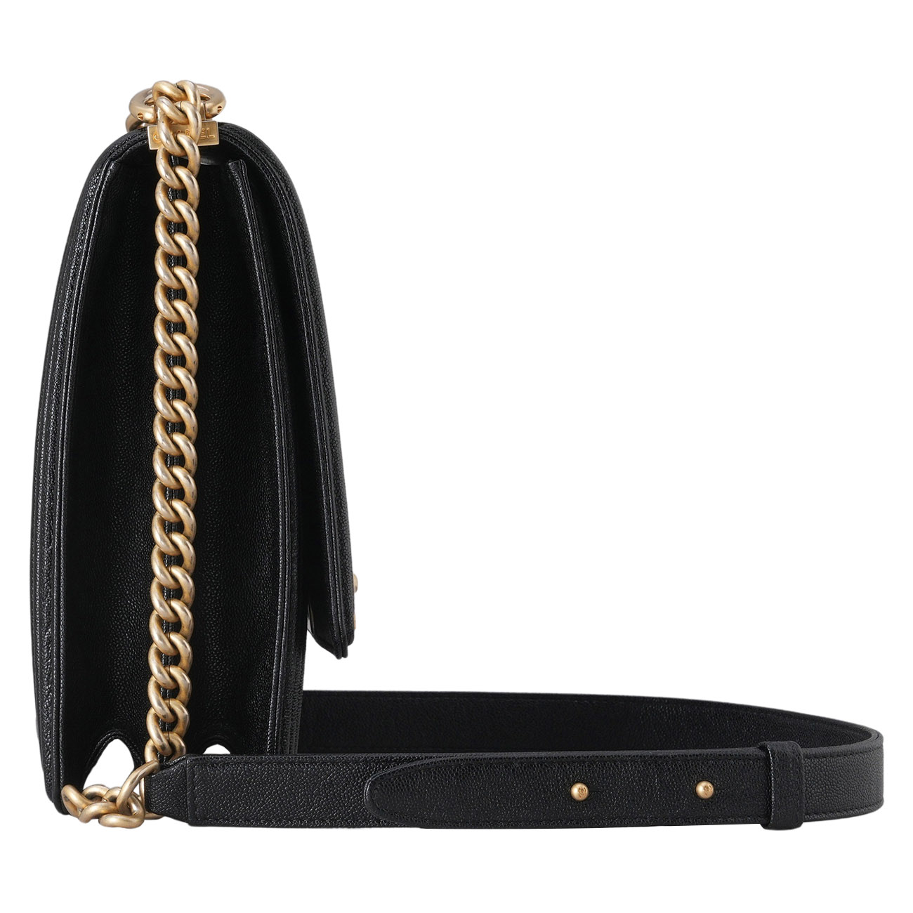 CHANEL(USED)샤넬 캐비어 보이샤넬 사첼백