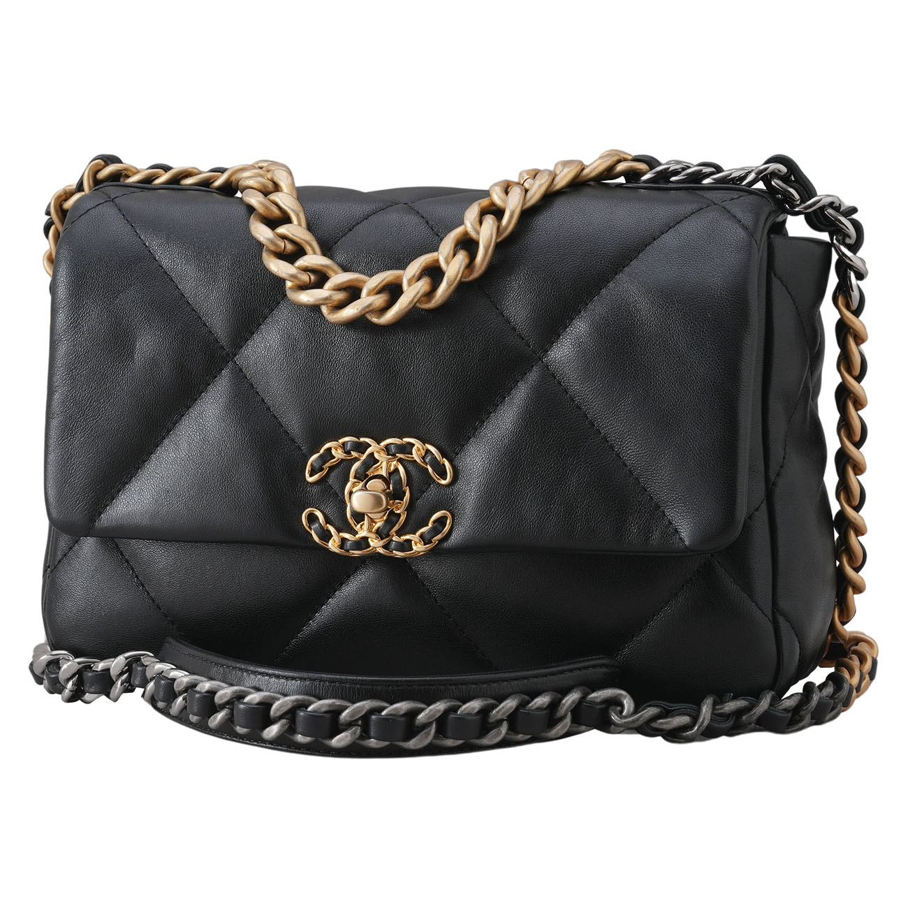 CHANEL(USED)샤넬 19백 미듐 블랙