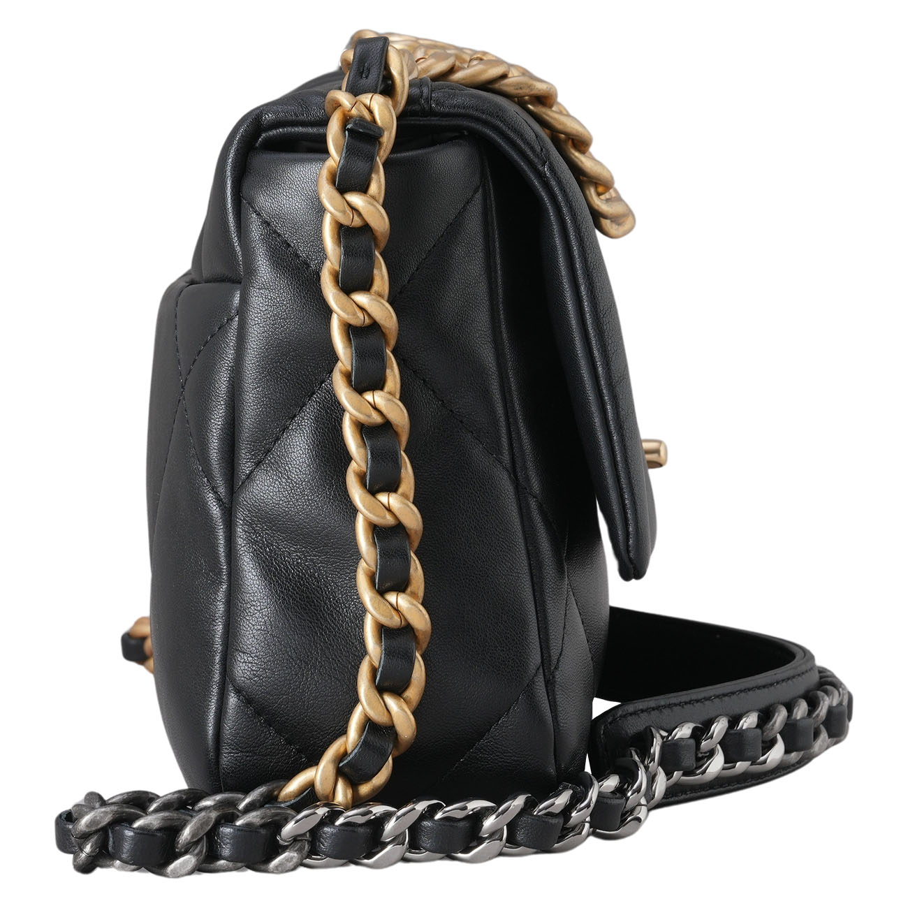 CHANEL(USED)샤넬 19백 미듐 블랙