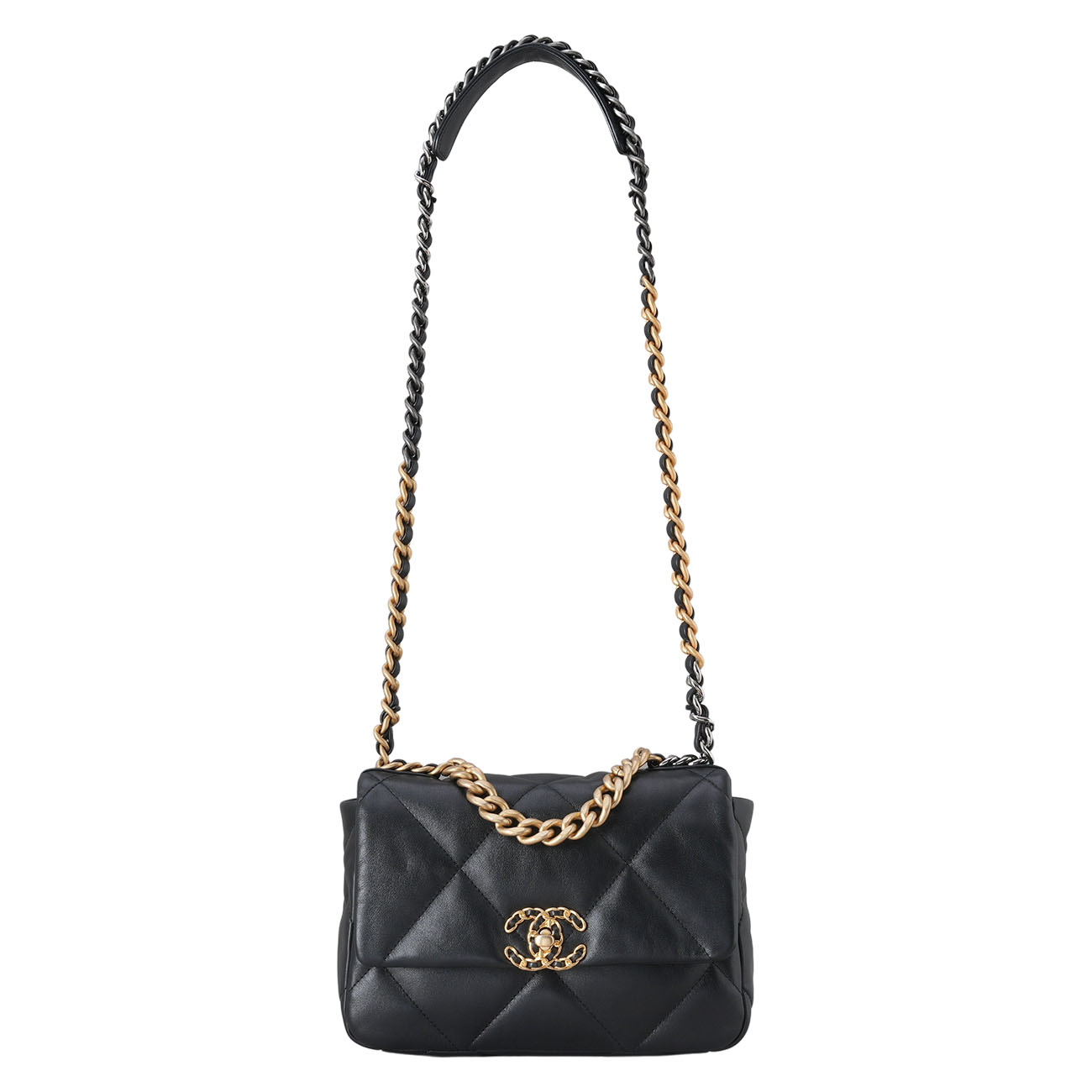 CHANEL(USED)샤넬 19백 미듐 블랙