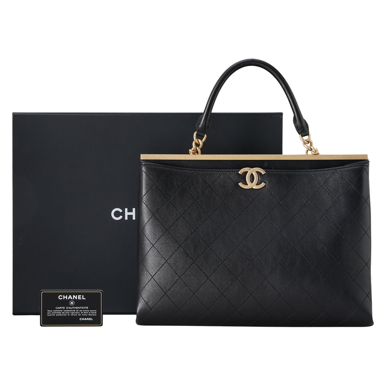 CHANEL(USED)샤넬 시즌 스티치 숄더백