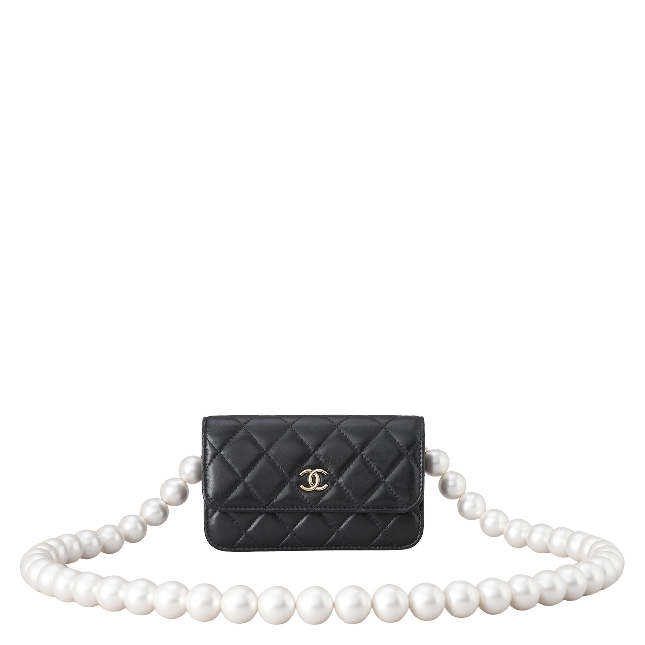 CHANEL(USED)샤넬 시즌 미니 진주 체인백
